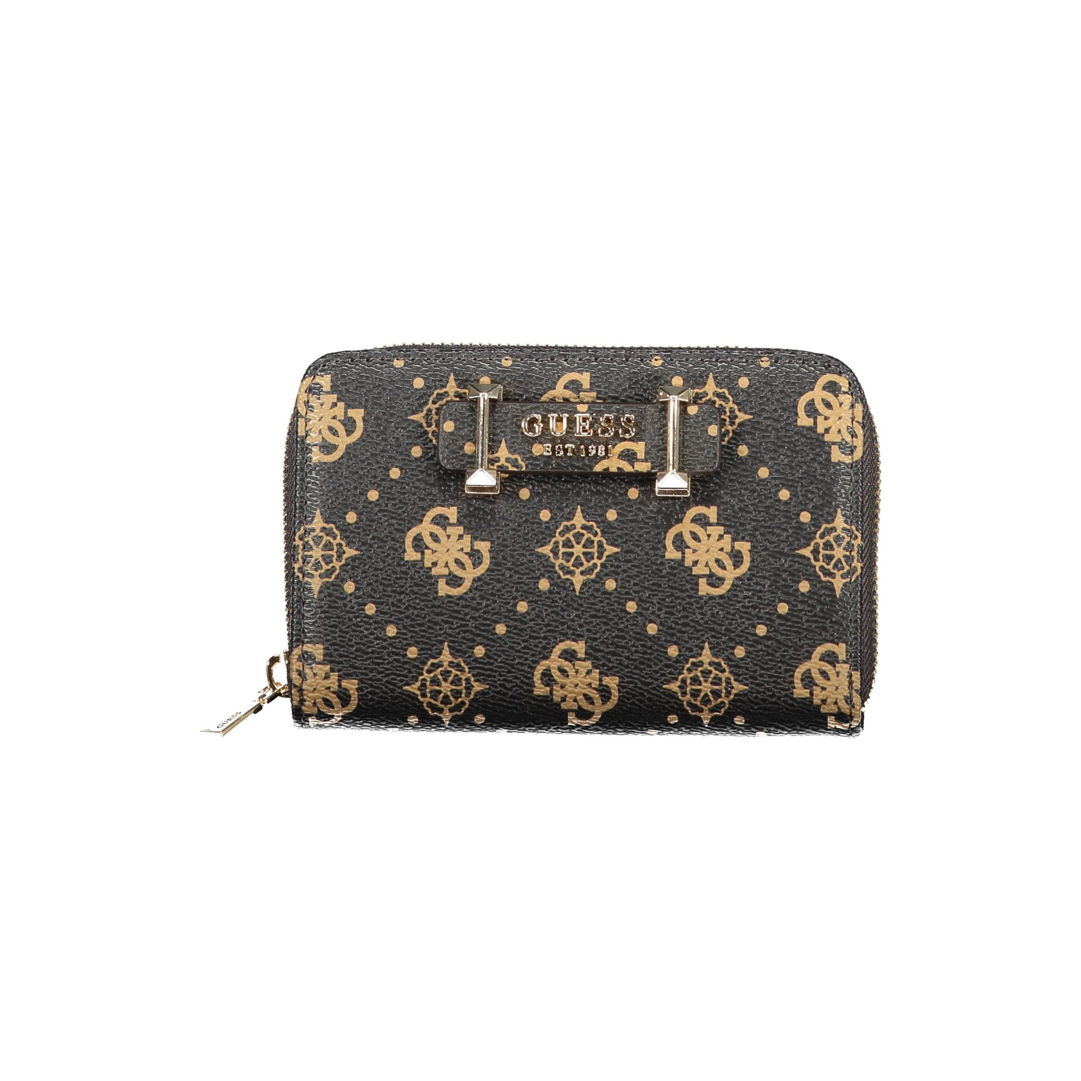 Снимка на Дамски кафяв портфейл  jeans GUESS