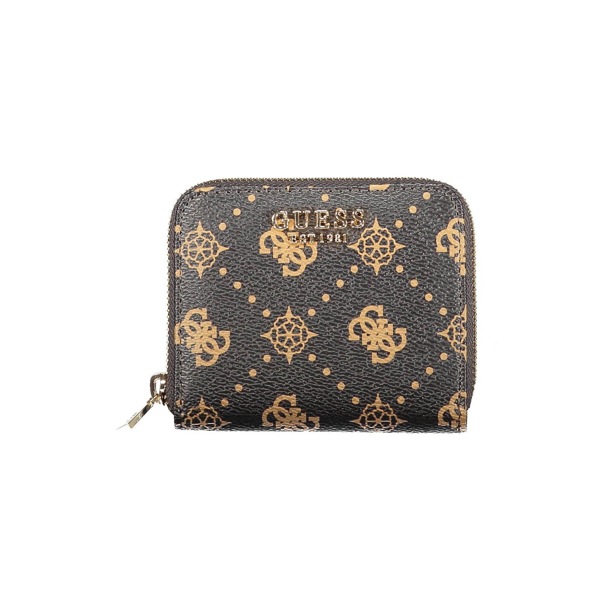 Снимка на Дамски кафяв портфейл  jeans GUESS