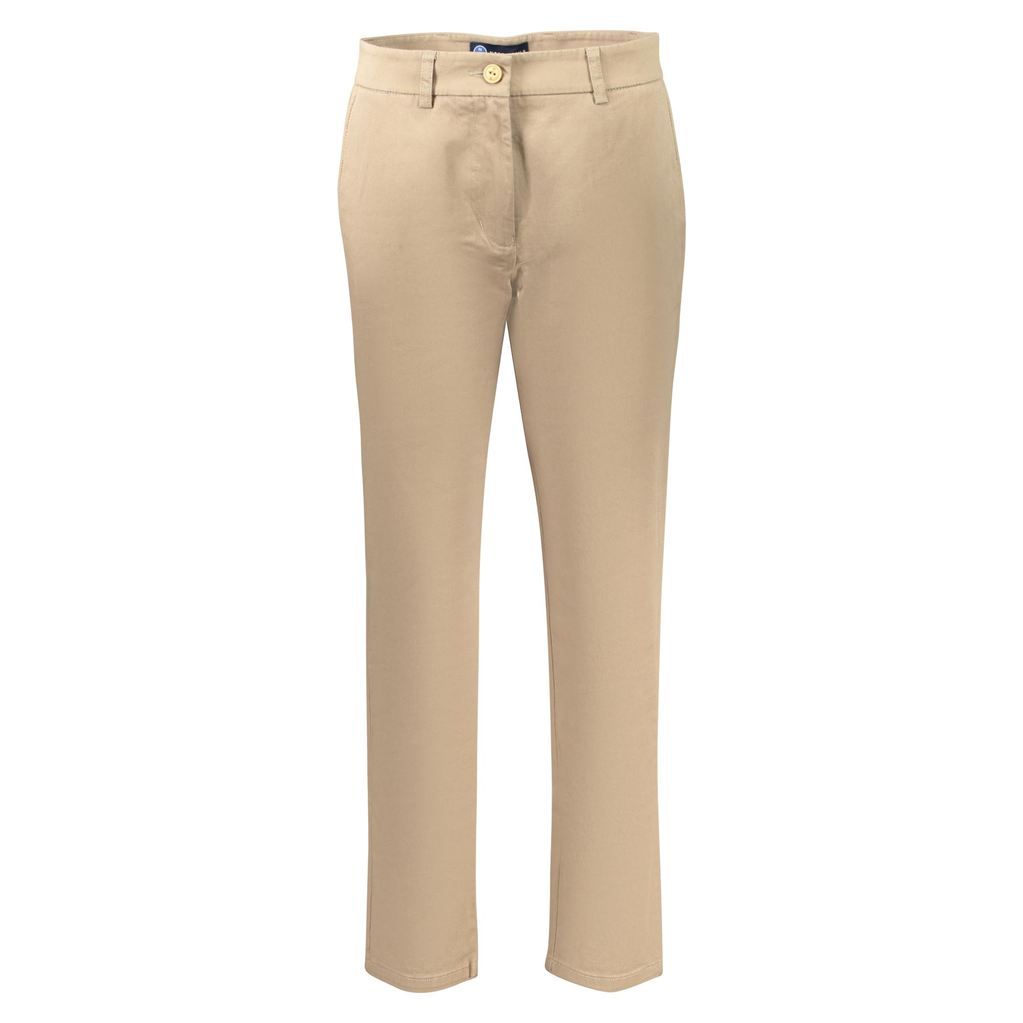 Снимка на Дамски панталони в кафяв цвет NORTH SAILS