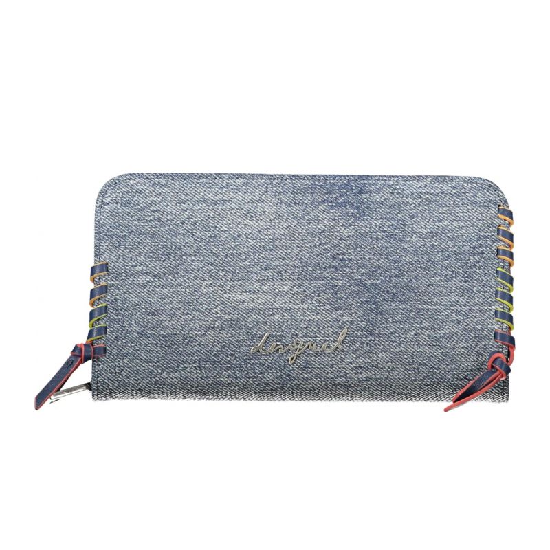 Дамски портфейл в синия