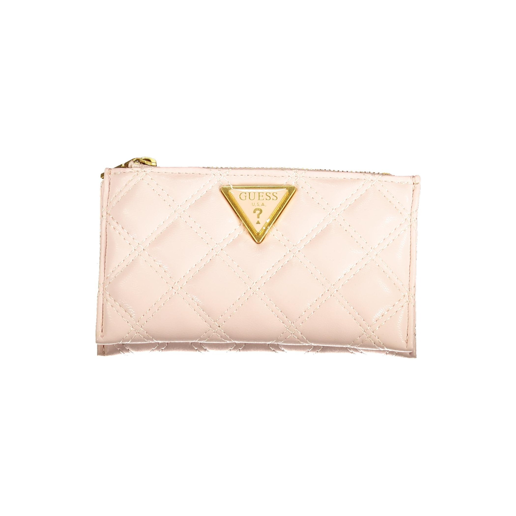 Снимка на Дамски розов портфейл  jeans GUESS