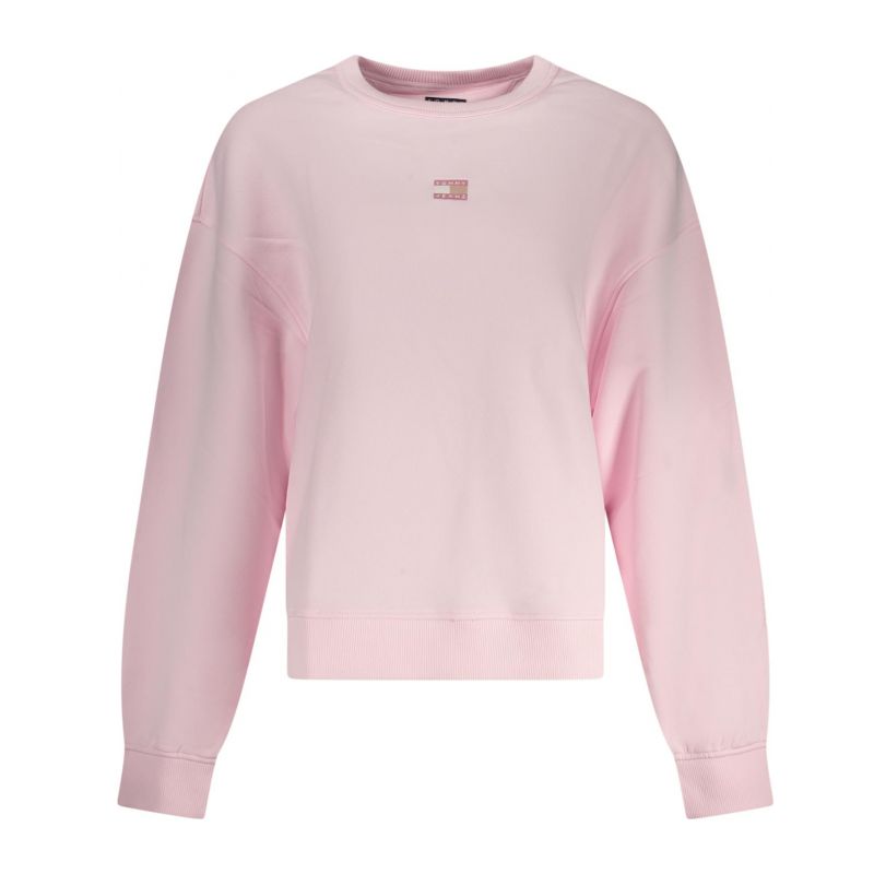 Дамски розов суитшърт с цип