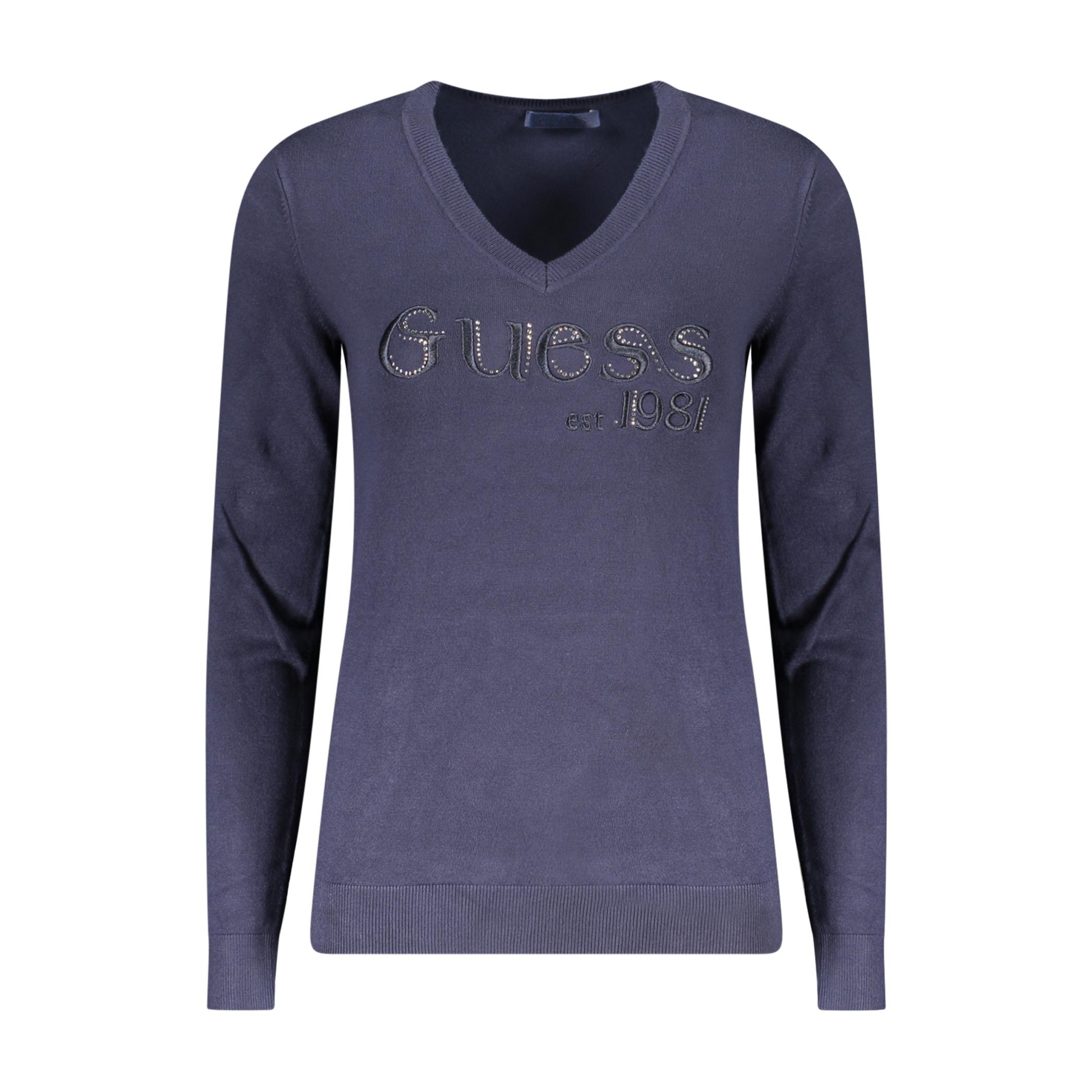 Снимка на Дамски сини пуловерори  jeans GUESS