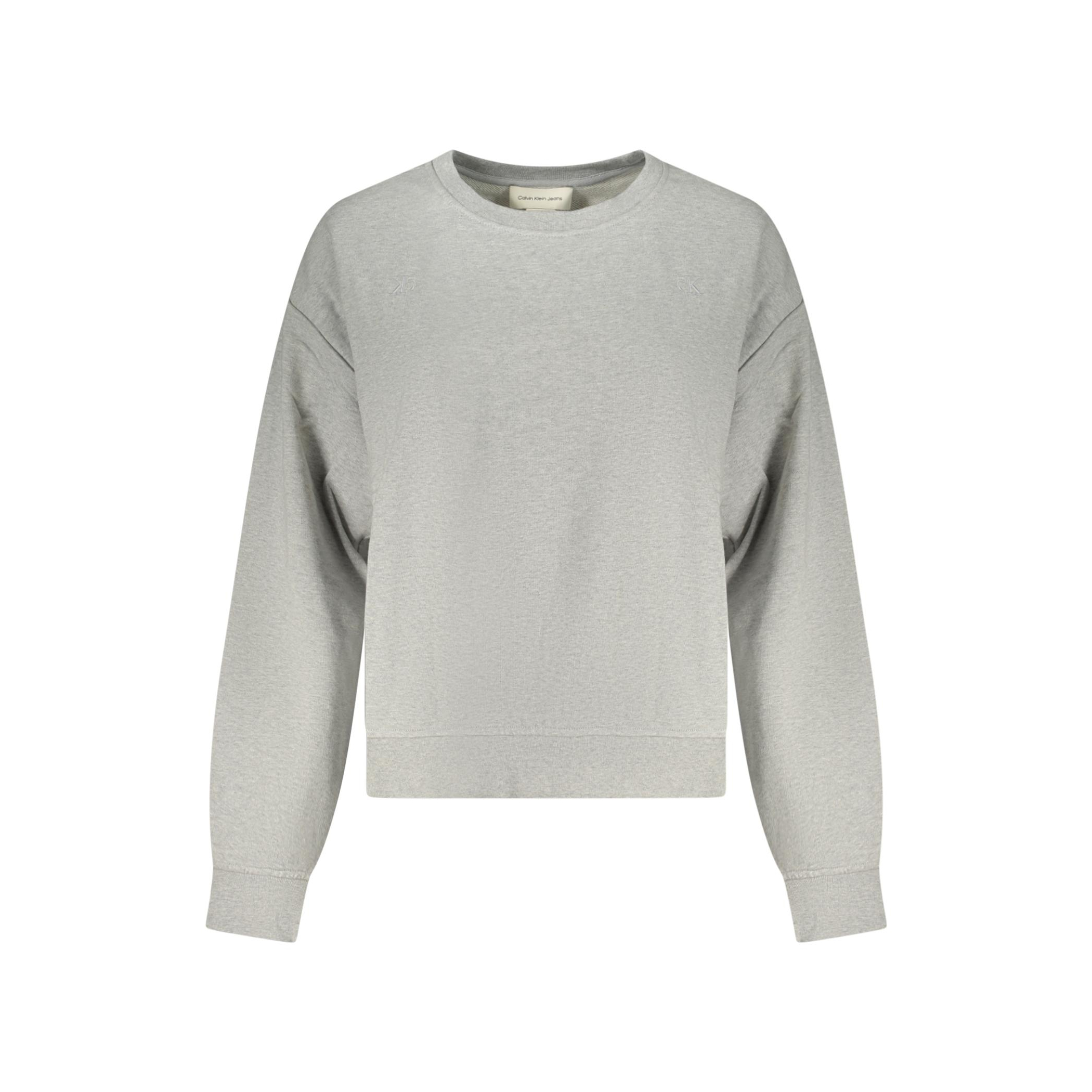Снимка на Дамски сив суитшърт с цип  CALVIN KLEIN
