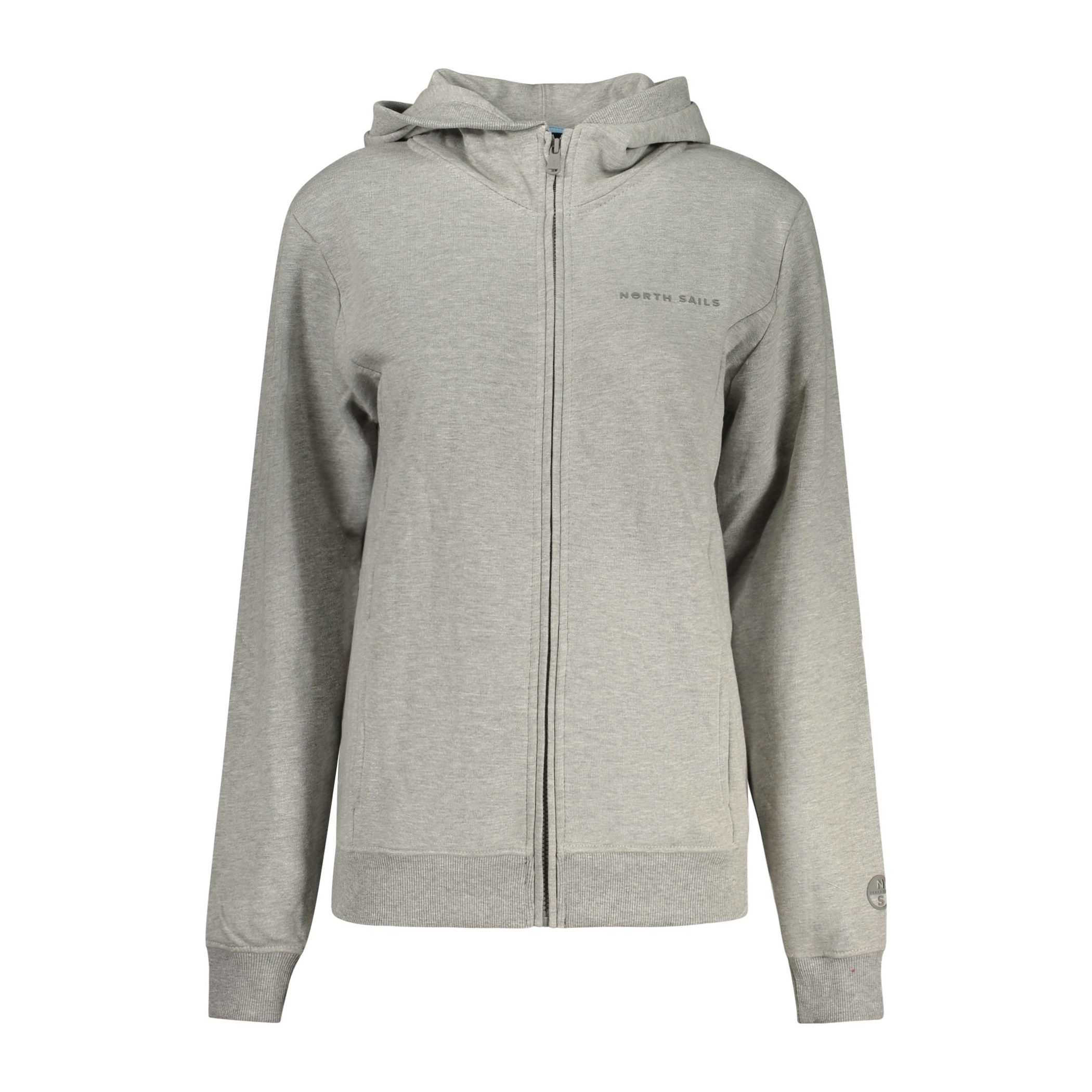 Снимка на Дамски суитшър с цип , сив NORTH SAILS