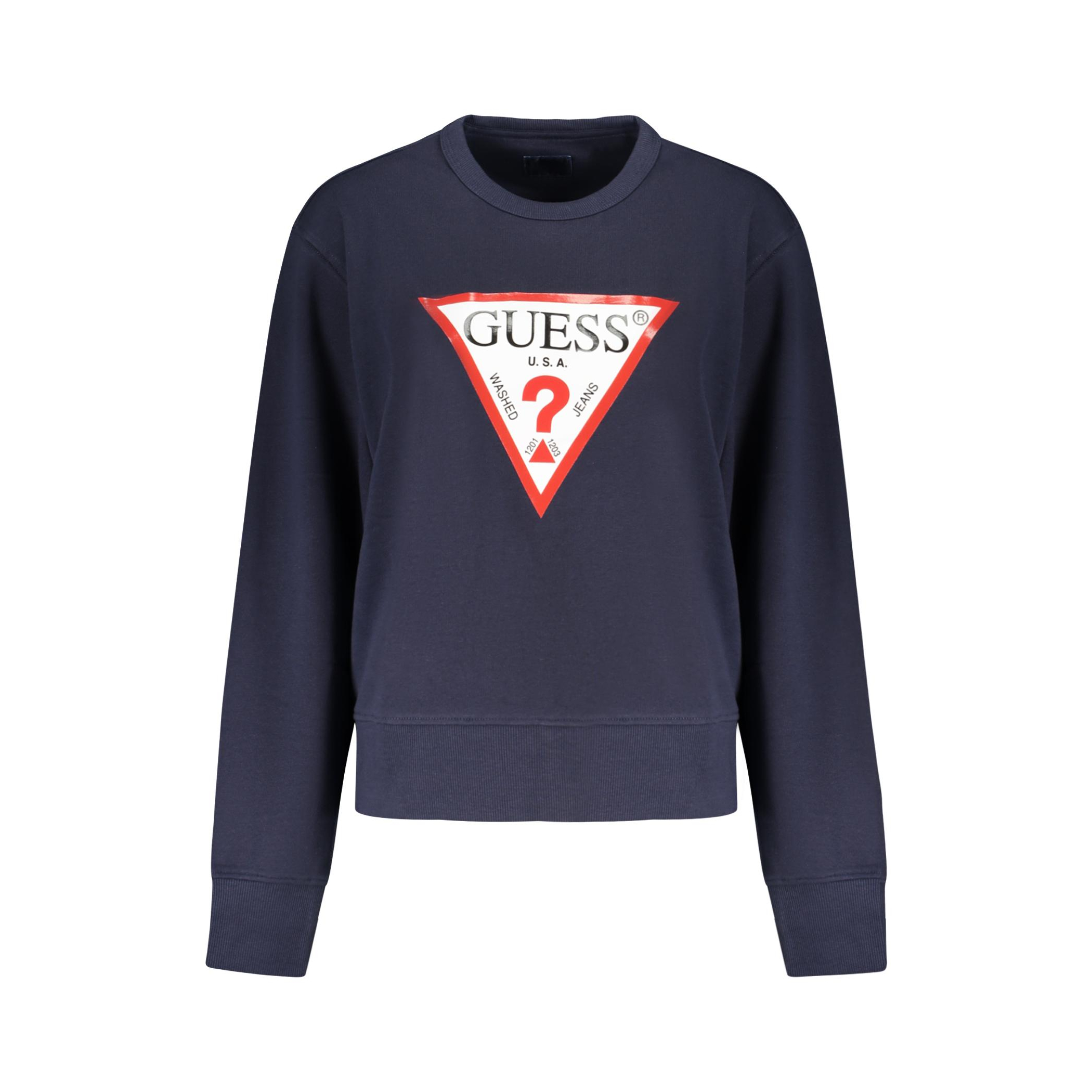 Снимка на Дамски суитшър с цип  jeans, синя GUESS