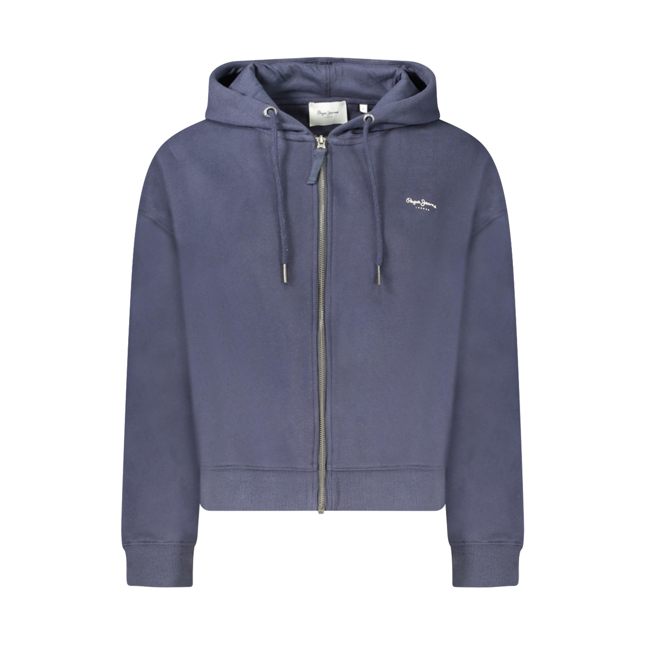 Снимка на Дамски суитшър с цип синя PEPE JEANS