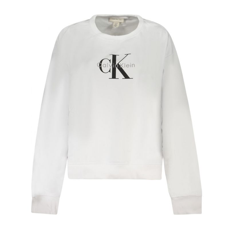 Снимка на Дамски суитшърт с цип , бял CALVIN KLEIN 