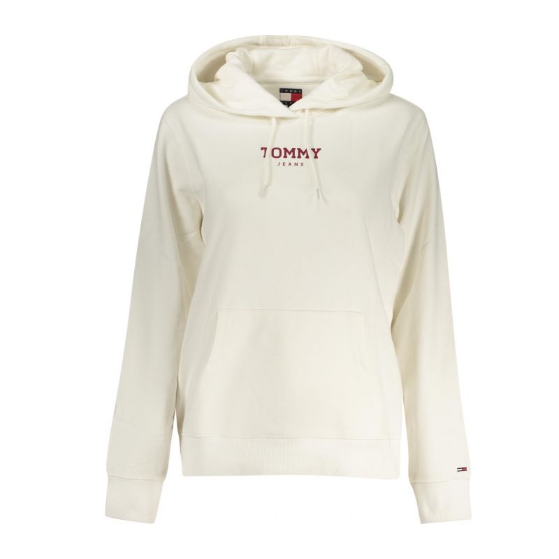 Дамски суитшърт с цип , бял