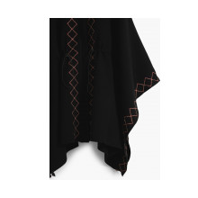 Снимка  на Дамско черно пончо DESIGUAL 