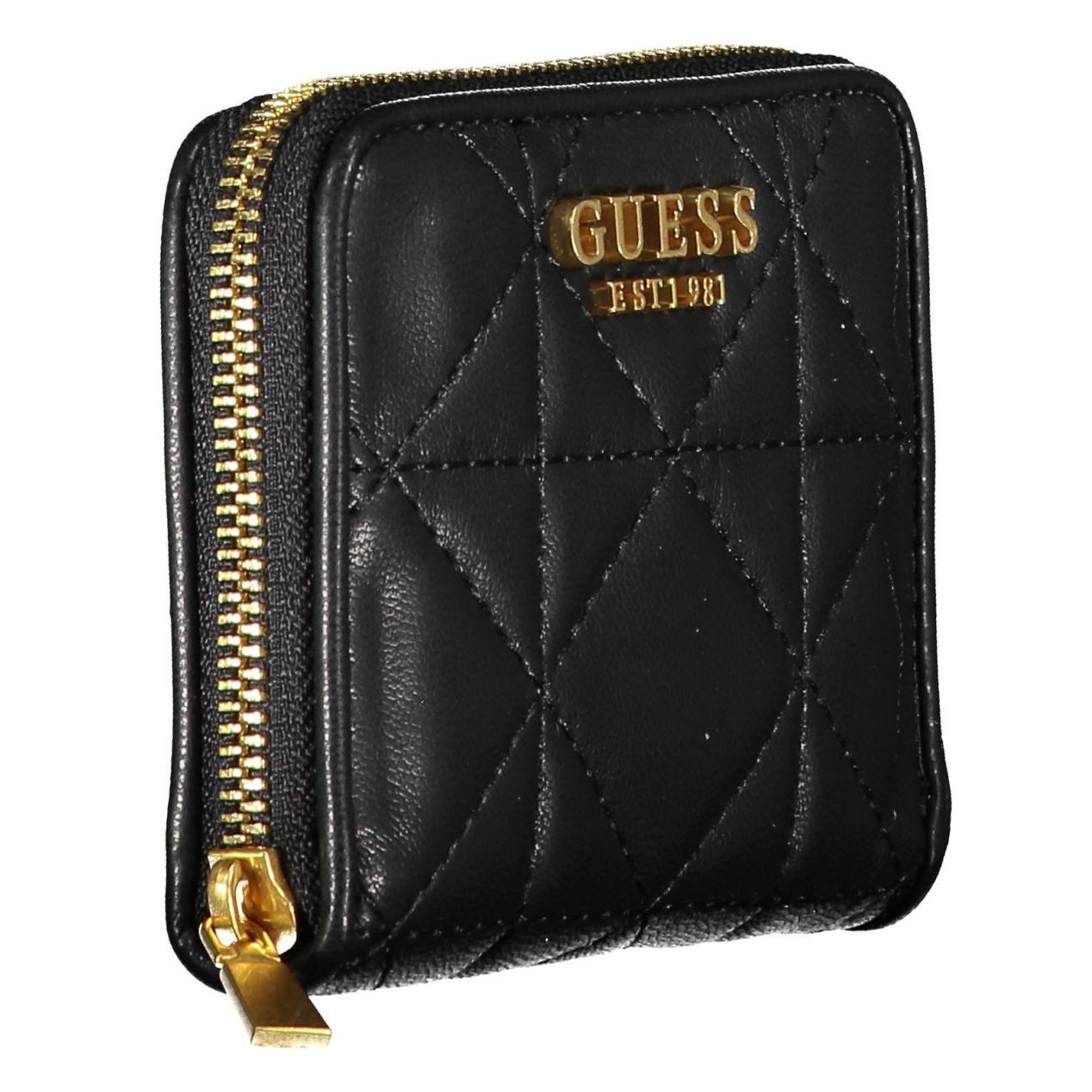 GUESS Дамско портмоне цвят черен - OneMoreTrend