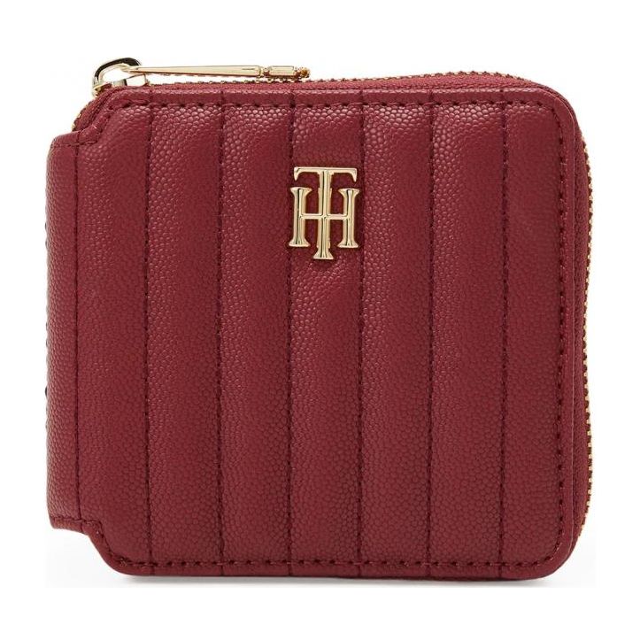 TOMMY HILFIGER Дамско портмоне цвят бургундско - OneMoreTrend