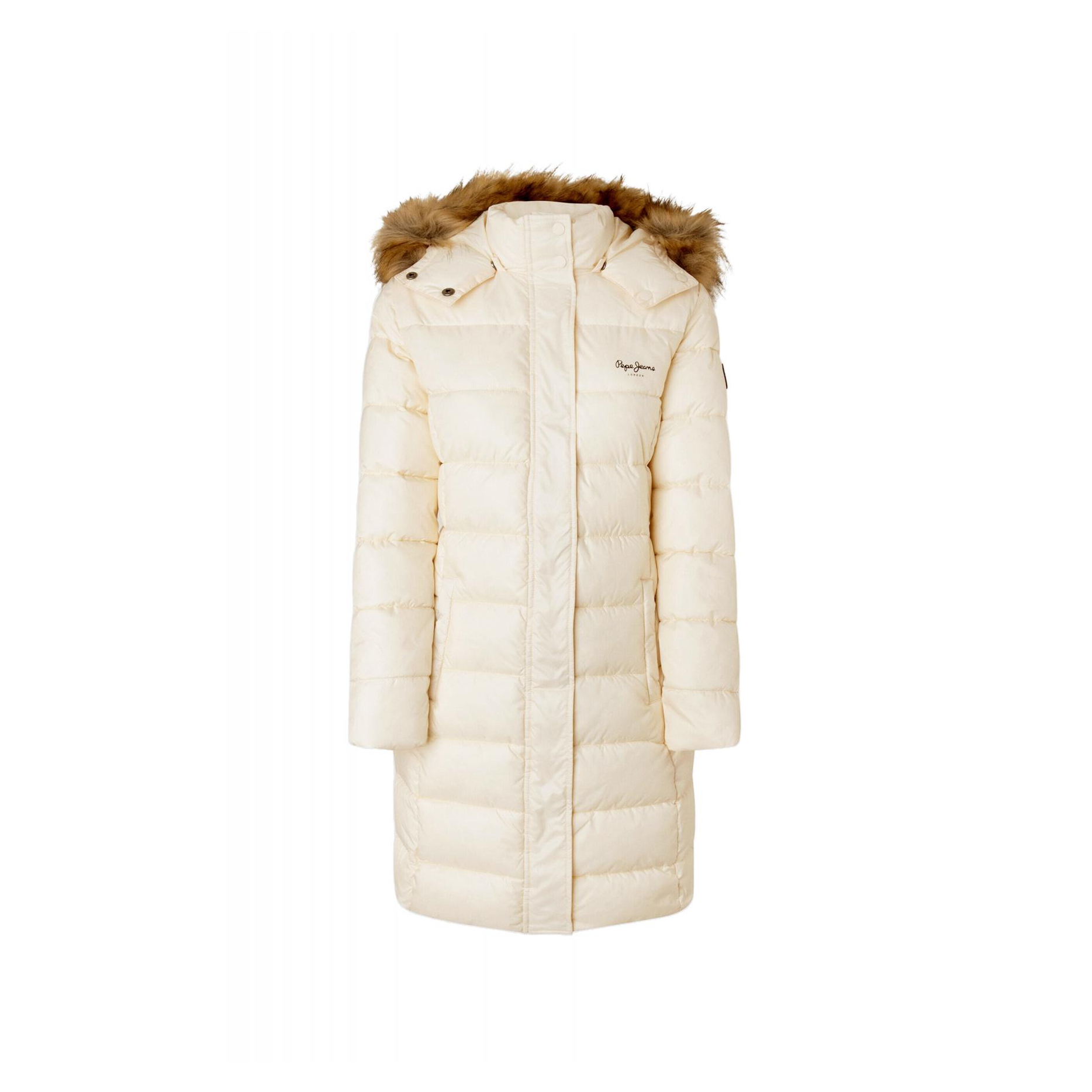 PEPE JEANS Дамско яке цвят бял OneMoreTrend