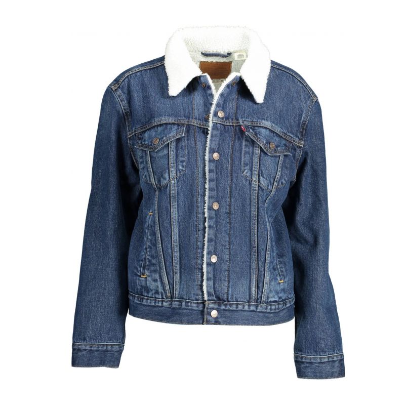 Дамско синьо дънково сако levi's