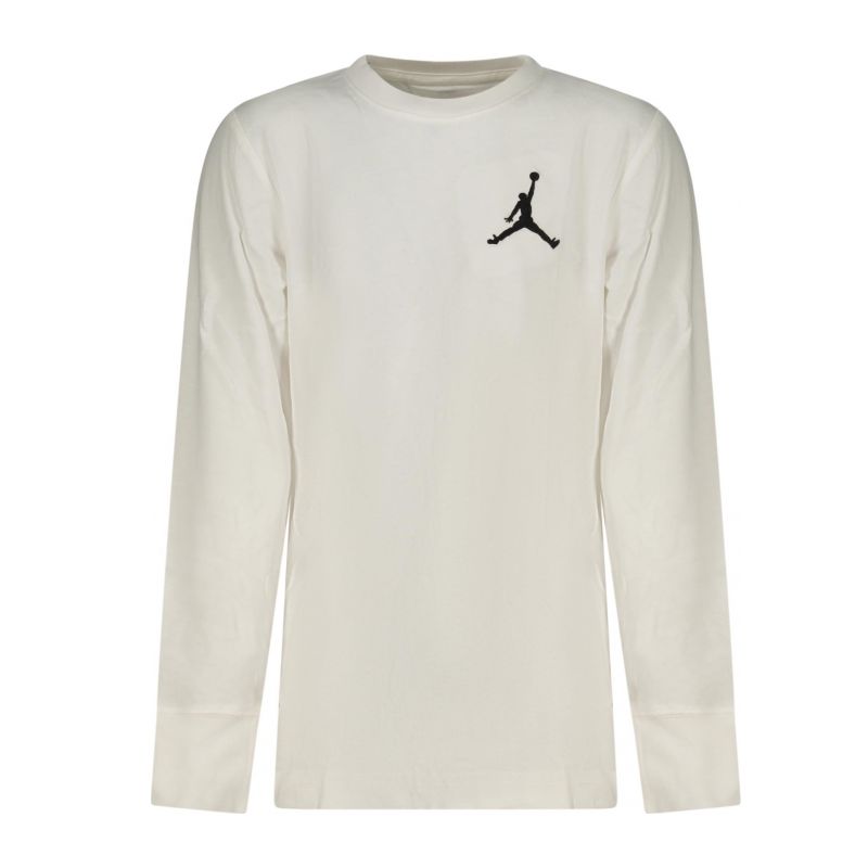 Детска тениска с дълъг ръкав , бяла