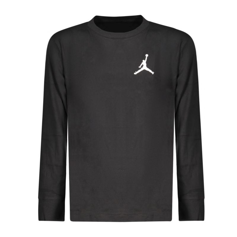 Детска тениска с дълъг ръкав , черна