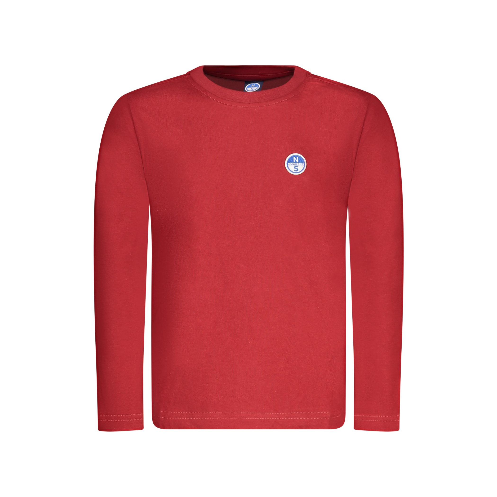 Снимка на Детска тениска с дълъг ръкав , червена NORTH SAILS
