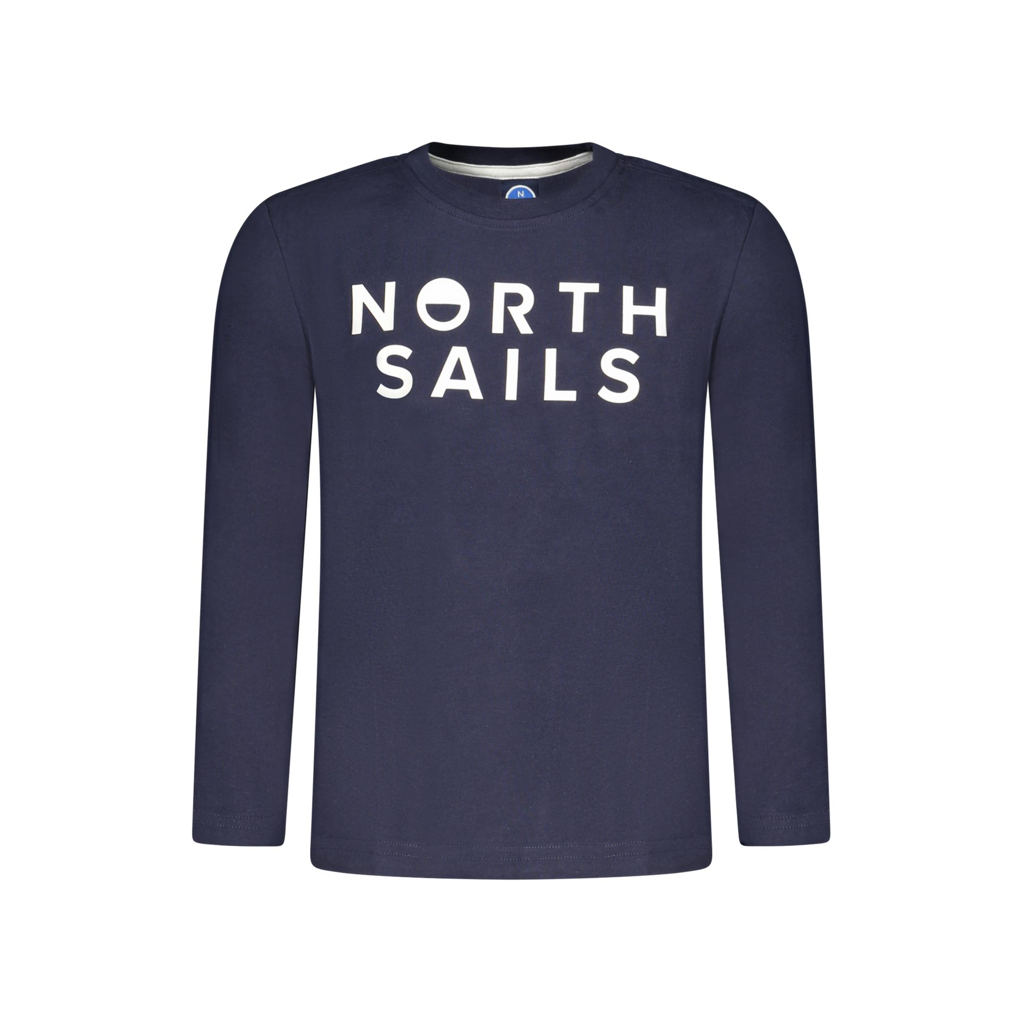 Снимка на Детска тениска с дълъг ръкав , синя NORTH SAILS