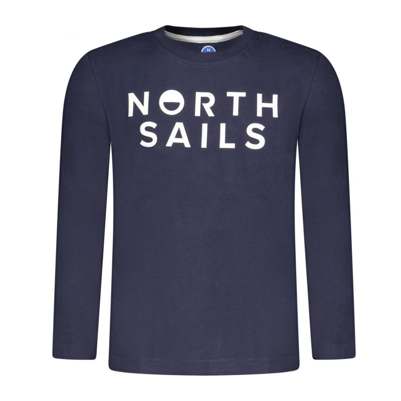 Детска тениска с дълъг ръкав , синя