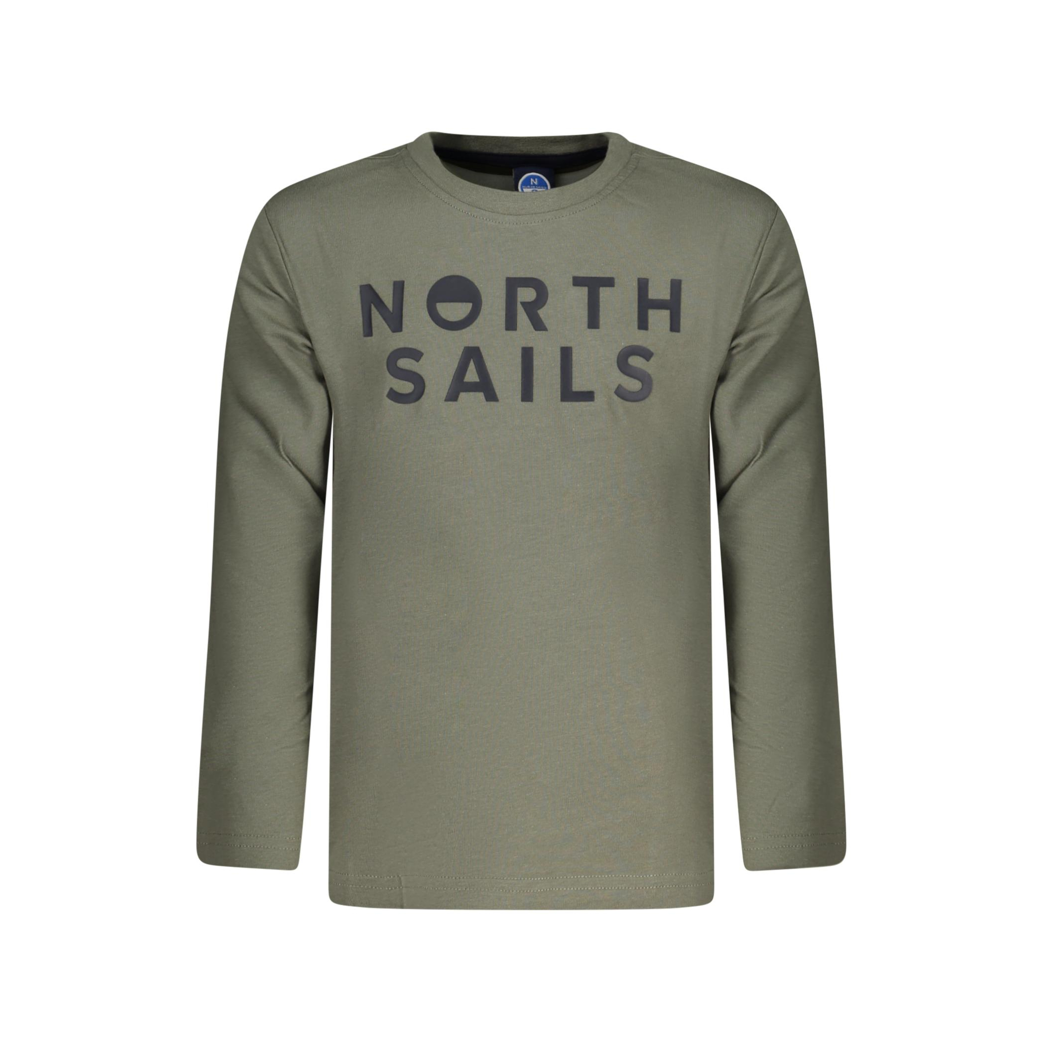 Снимка на Детска тениска с дълъг ръкав , зелена NORTH SAILS