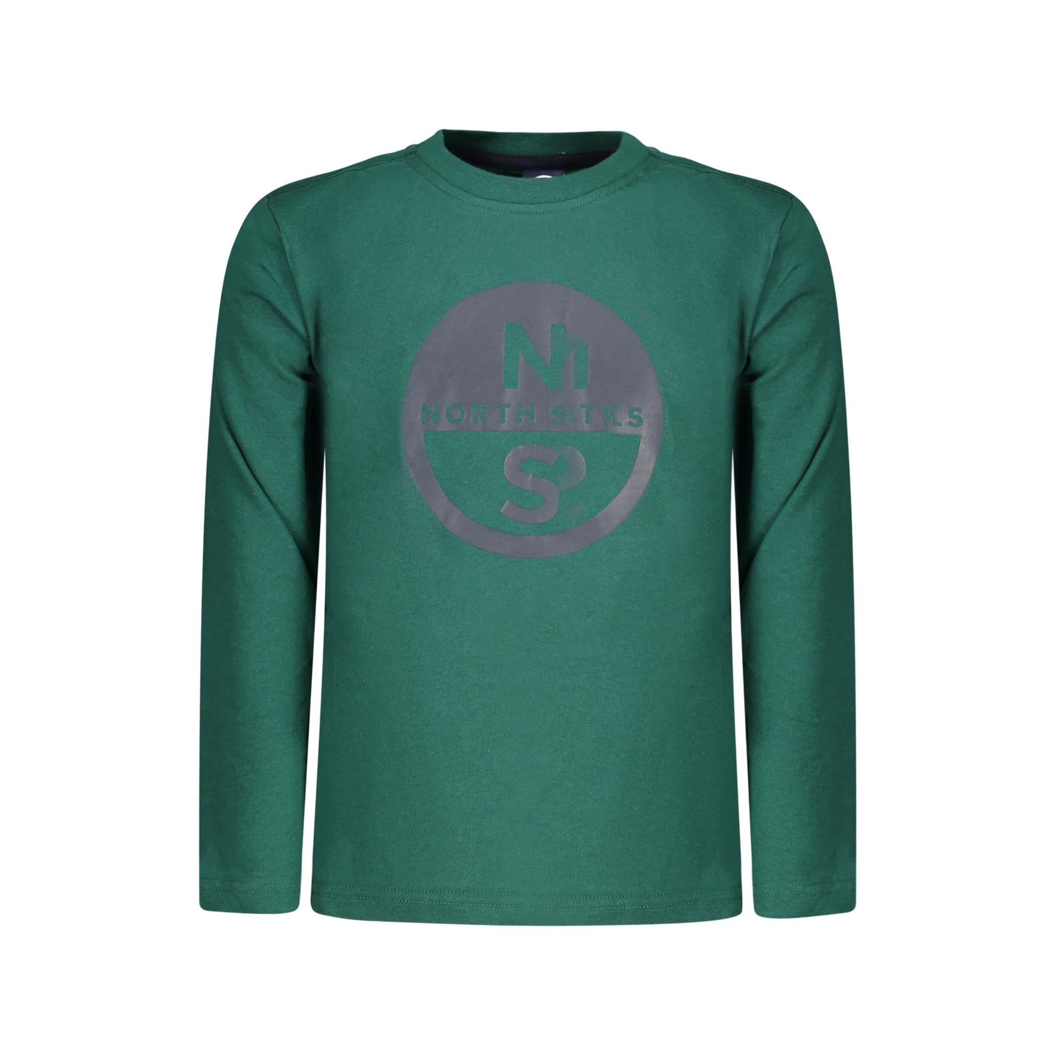 Снимка на Детска тениска с дълъг ръкав , зелена NORTH SAILS