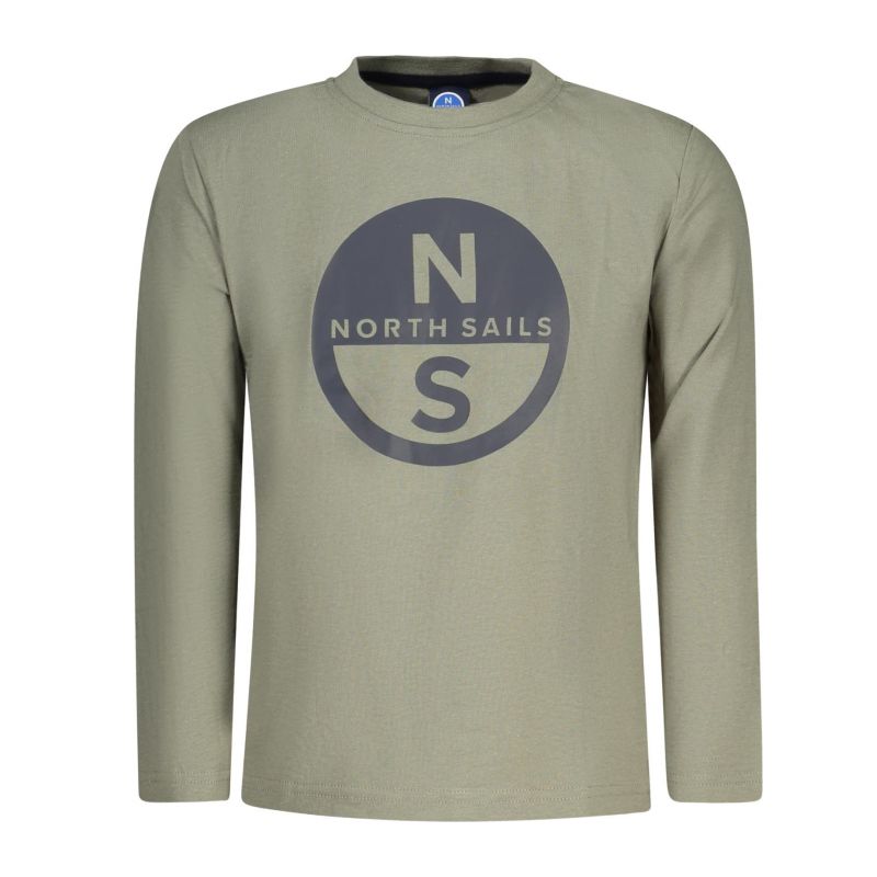 Детска тениска с дълъг ръкав , зелена