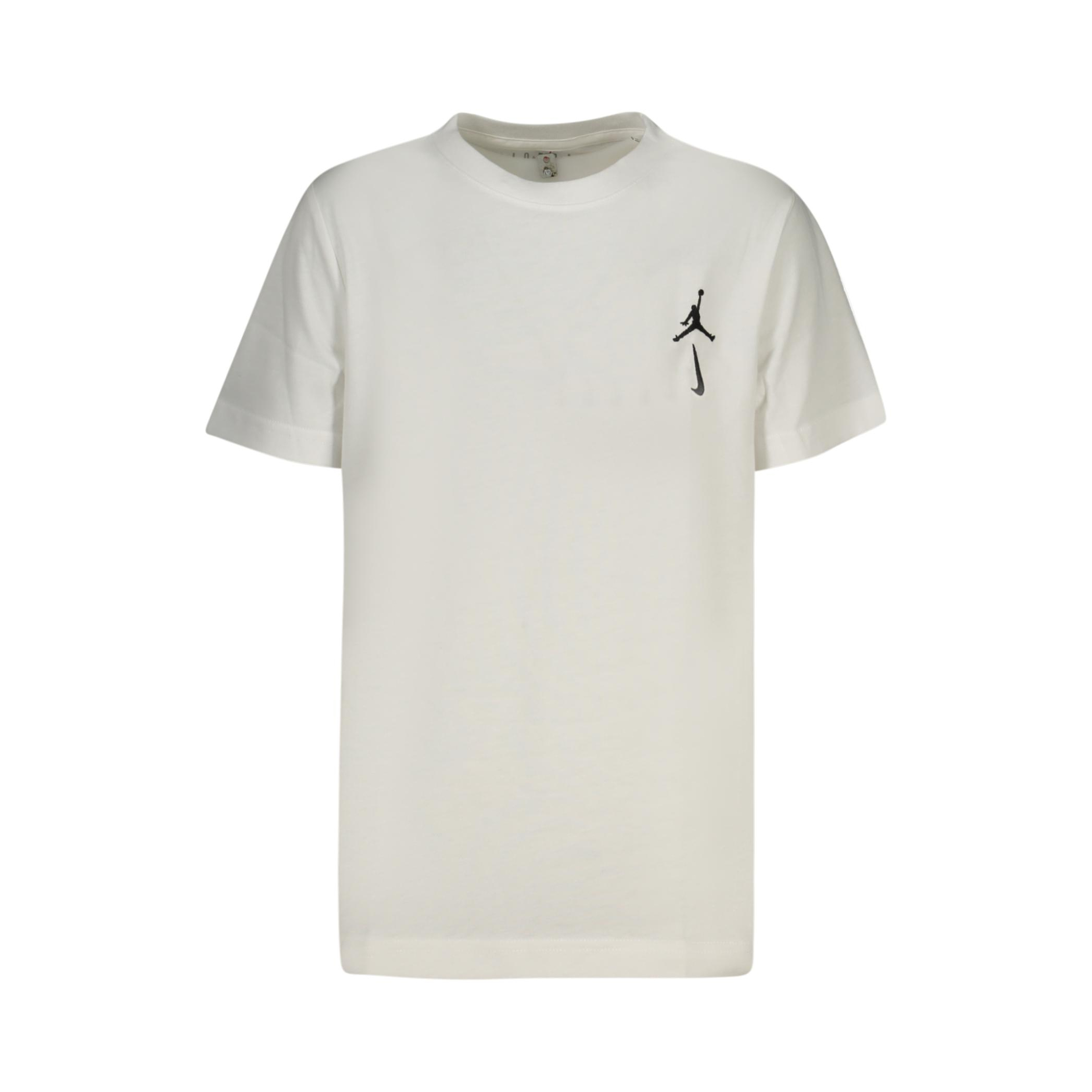 Снимка на Детска тениска с къс ръкав , бяла JORDAN