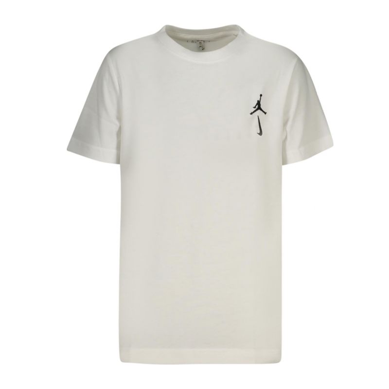 Детска тениска с къс ръкав , бяла