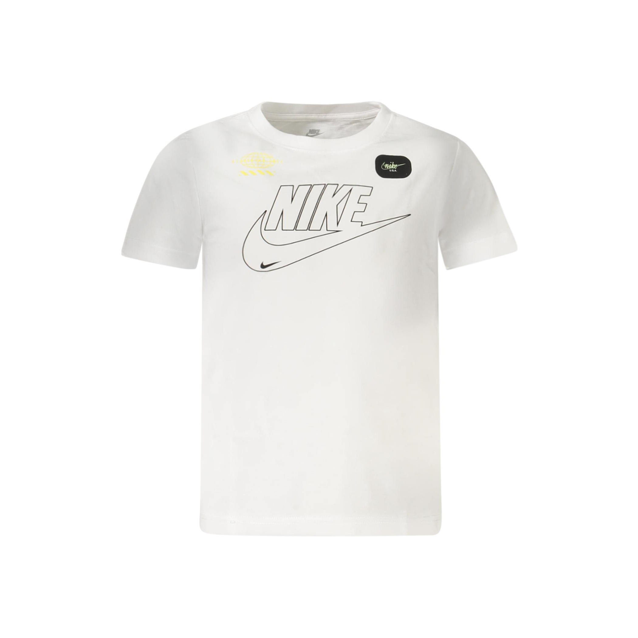 Снимка на Детска тениска с къс ръкав , бяла NIKE