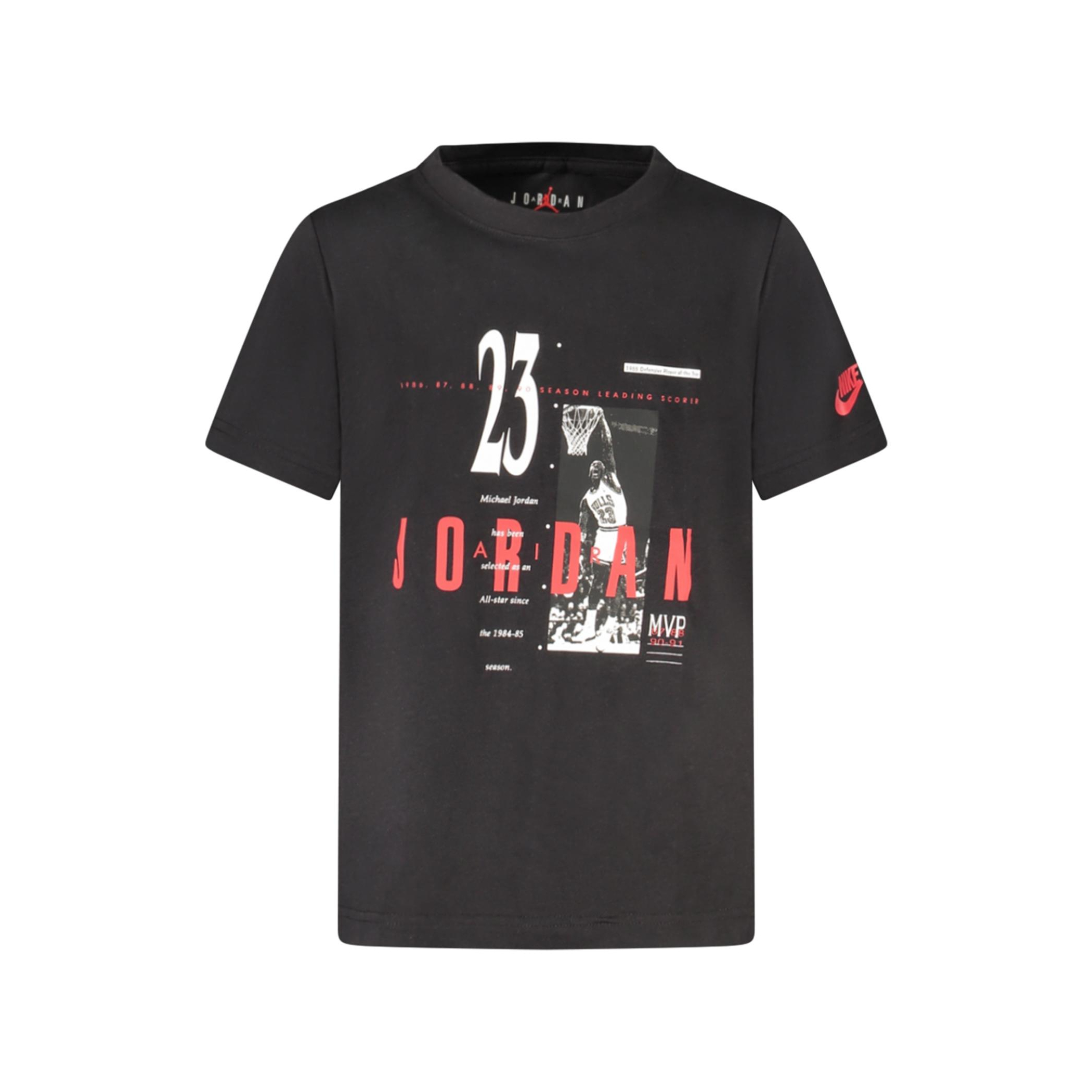 Снимка на Детска тениска с къс ръкав , черна JORDAN