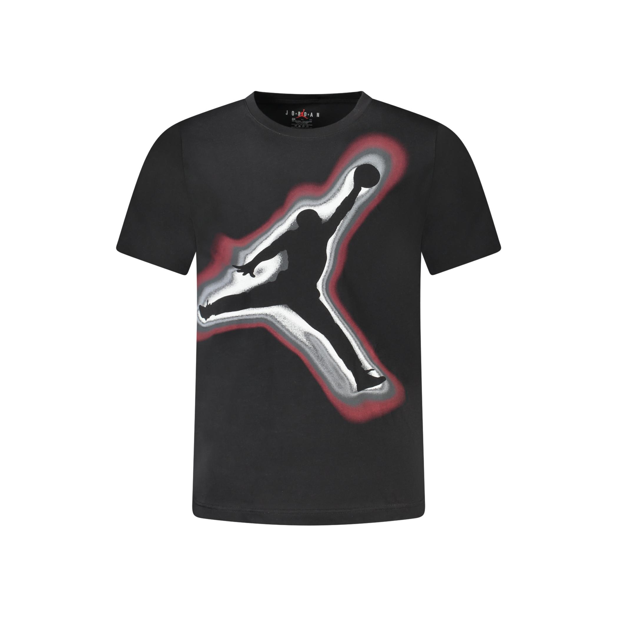 Снимка на Детска тениска с къс ръкав , черна JORDAN