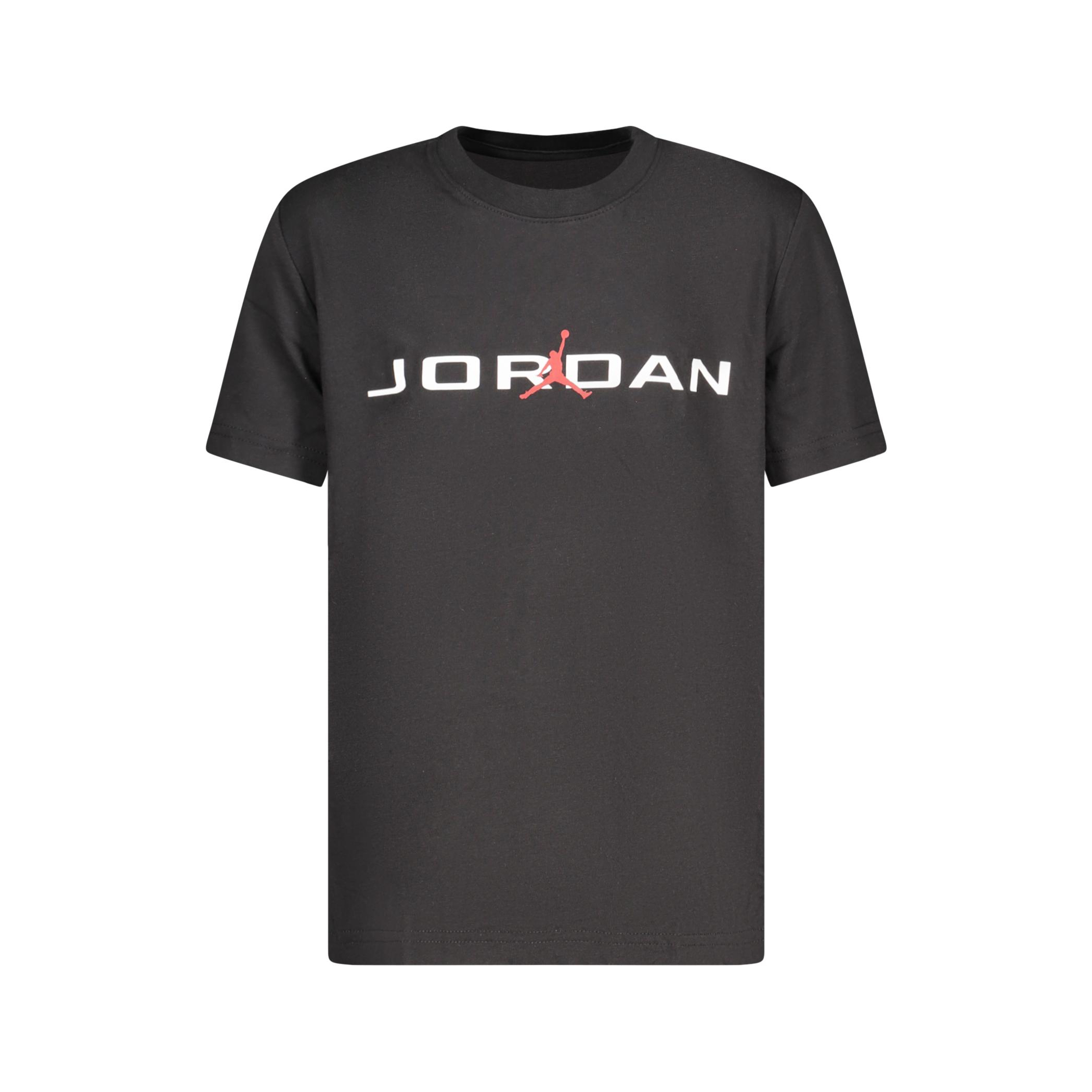 Снимка на Детска тениска с къс ръкав , черна JORDAN