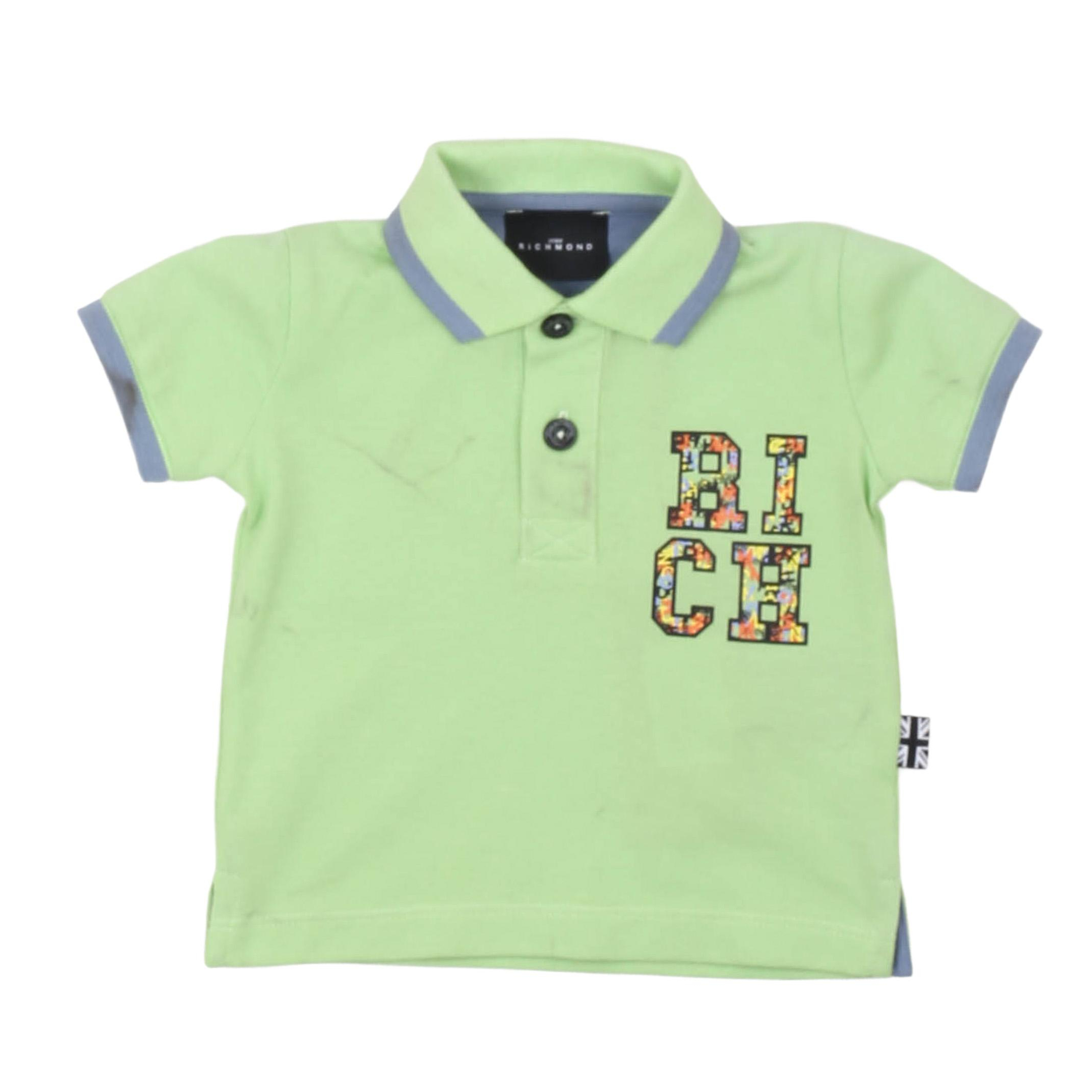 Снимка на Детска тениска с яка момче JOHN RICHMOND