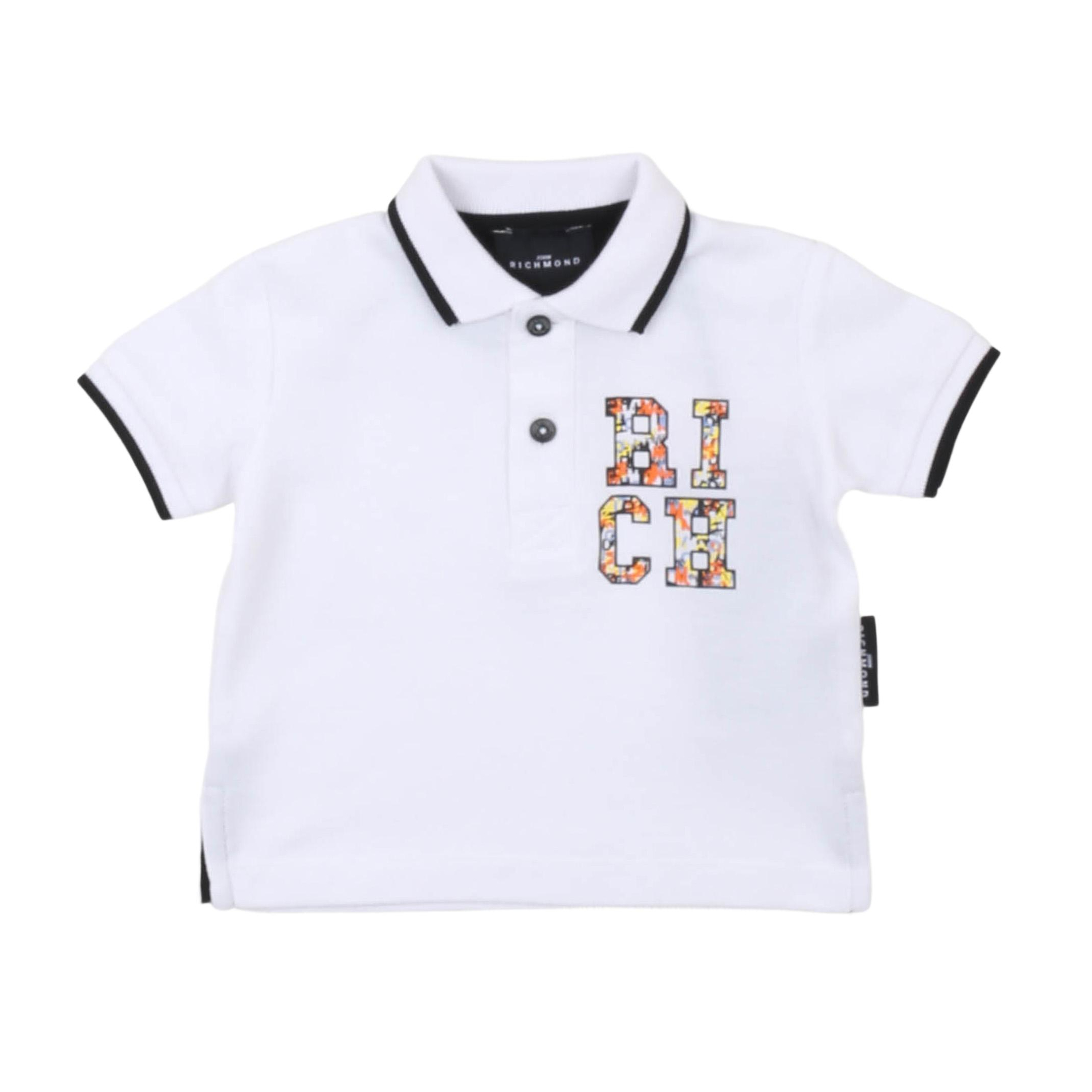 Снимка на Детска тениска с яка момче JOHN RICHMOND