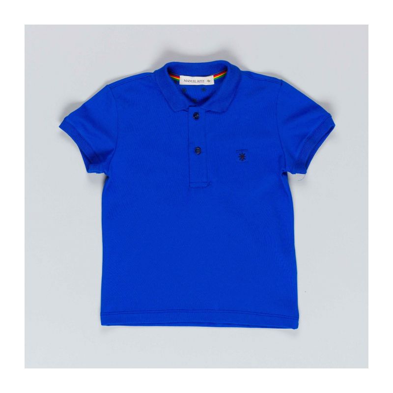 Снимка на Детска тениска с яка момче MANUEL RITZ