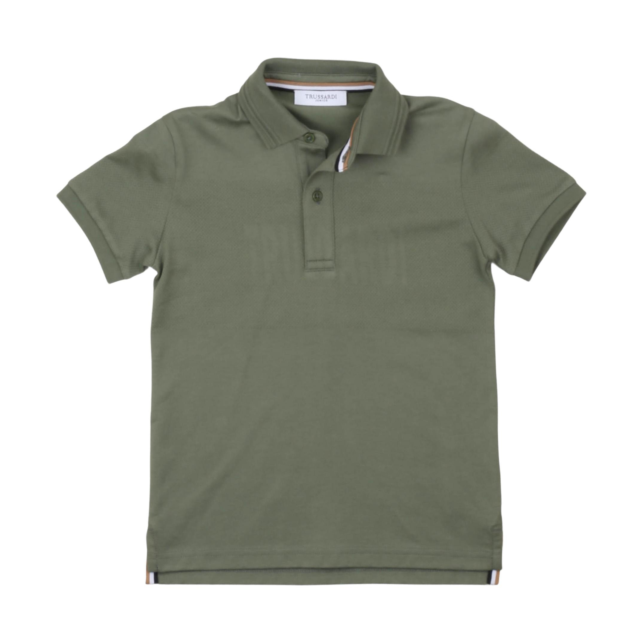 Снимка на Детска тениска с яка момче TRUSSARDI