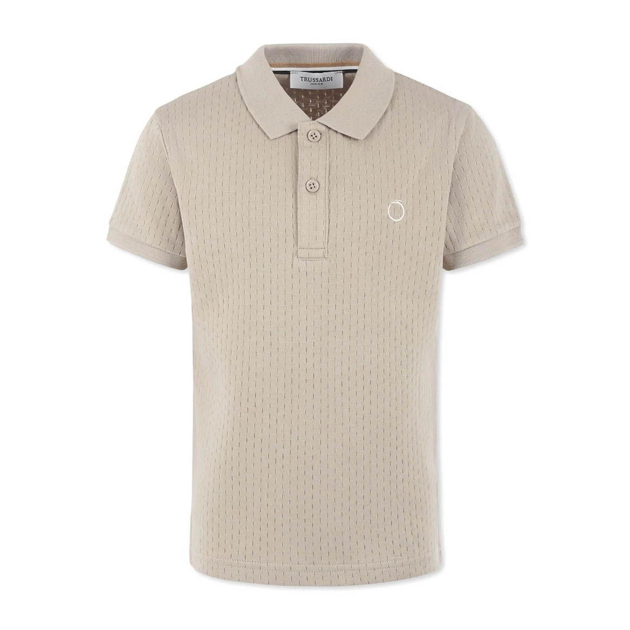 Снимка на Детска тениска с яка момче TRUSSARDI