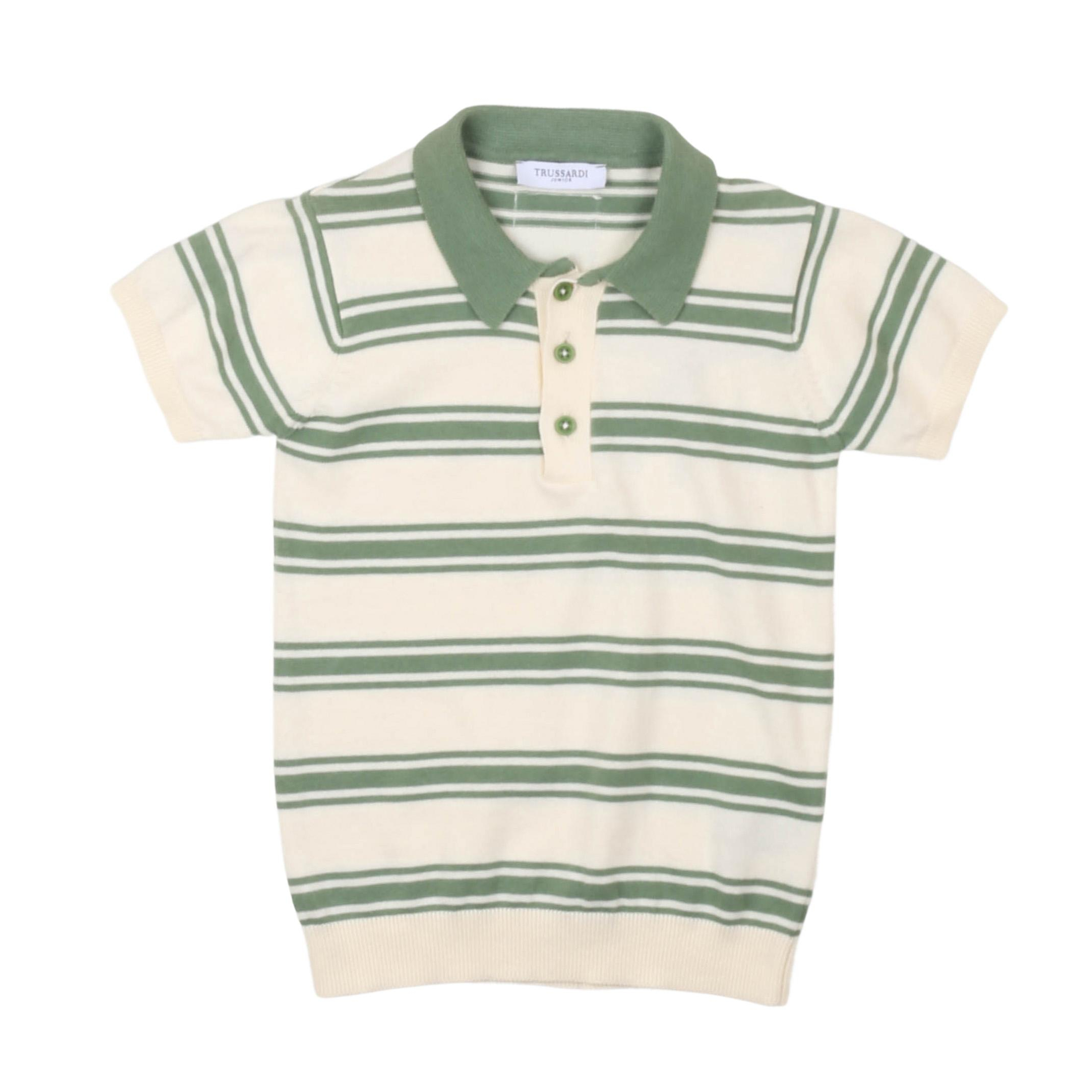 Снимка на Детска тениска с яка момче TRUSSARDI