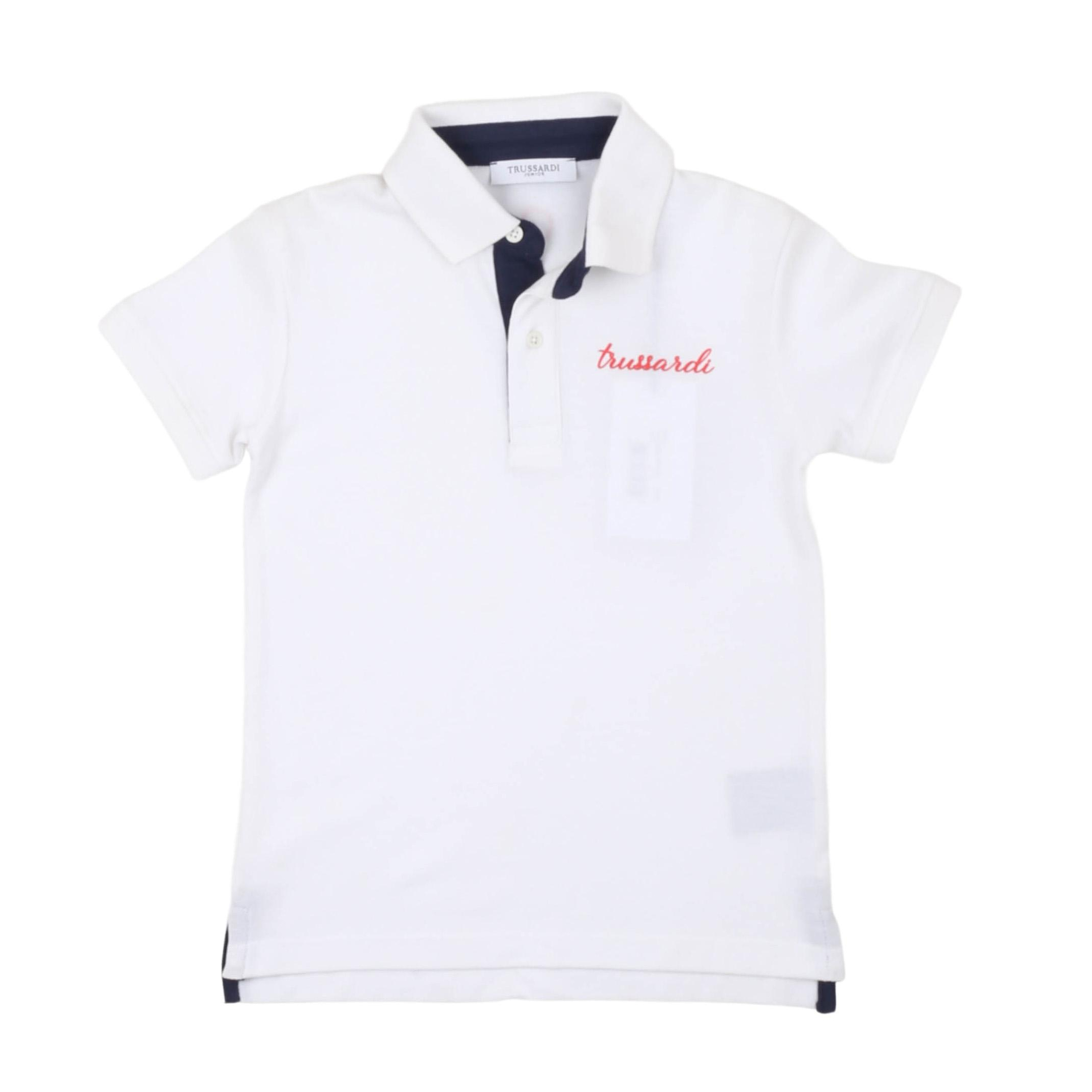 Снимка на Детска тениска с яка момче TRUSSARDI