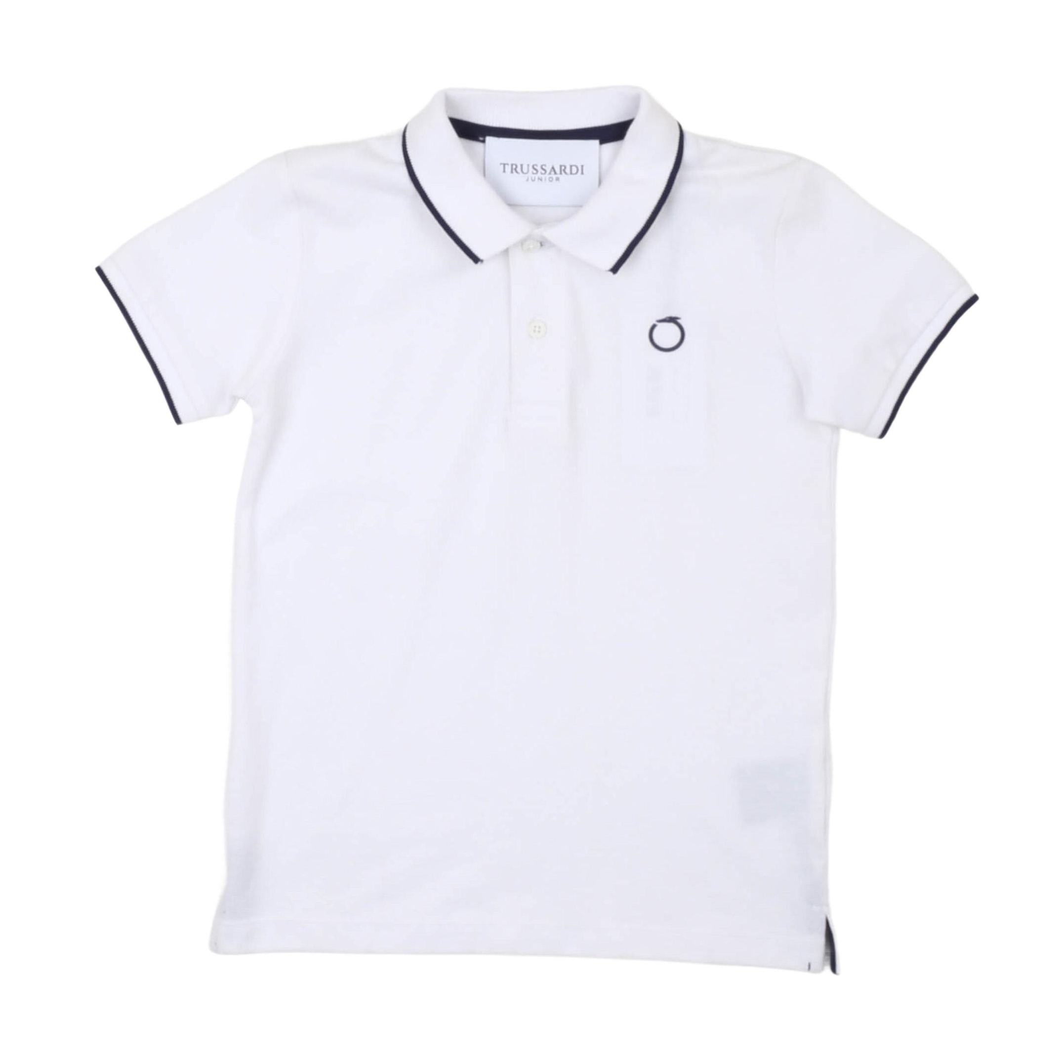 Снимка на Детска тениска с яка момче TRUSSARDI