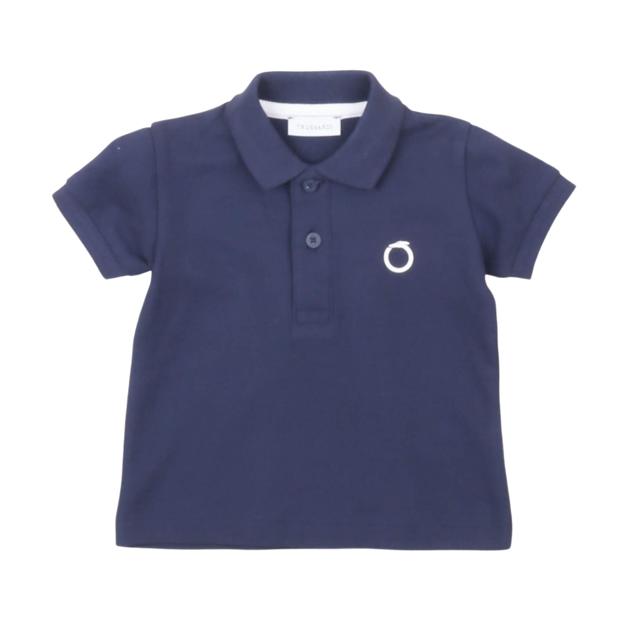 Снимка на Детска тениска с яка момче TRUSSARDI