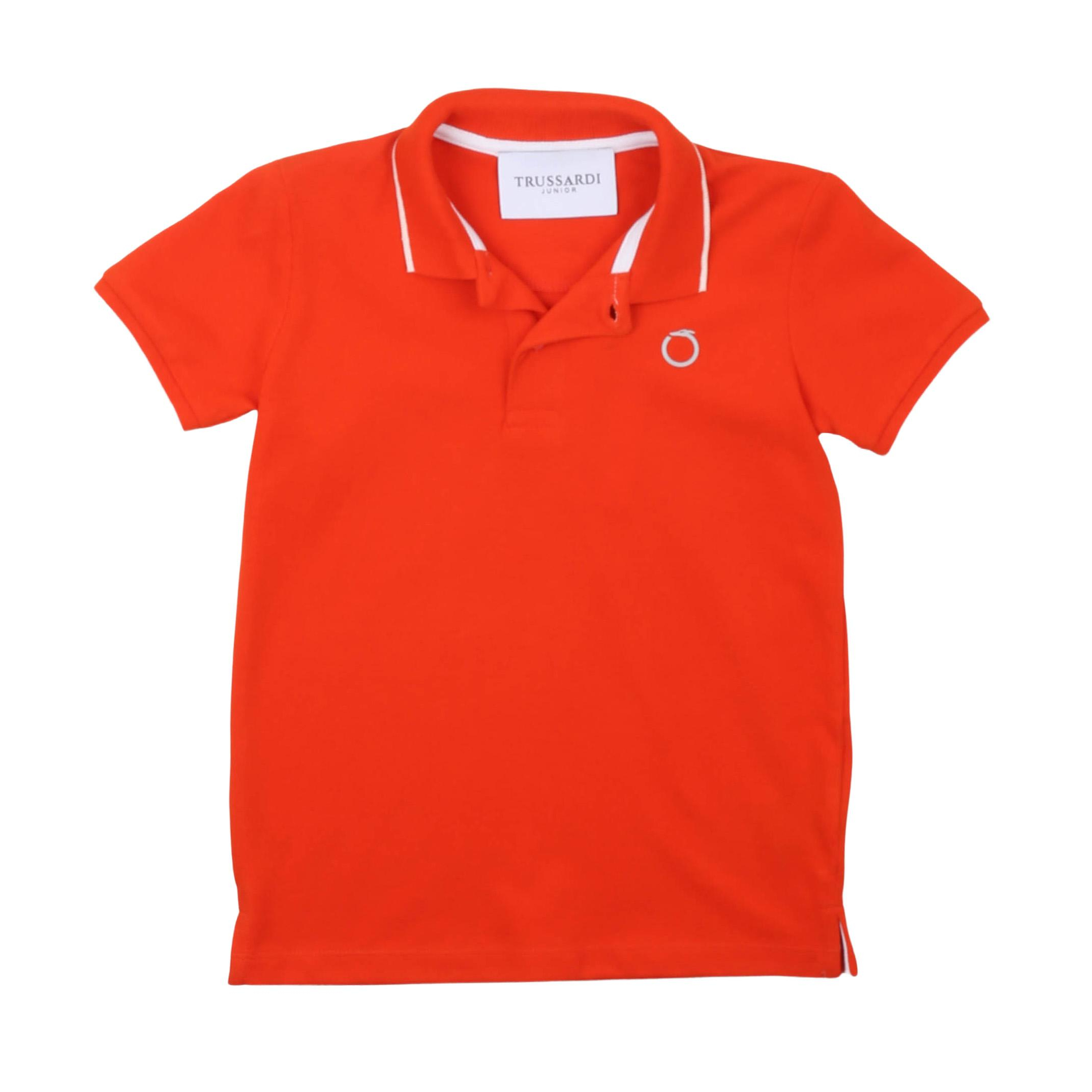 Снимка на Детска тениска с яка момче TRUSSARDI