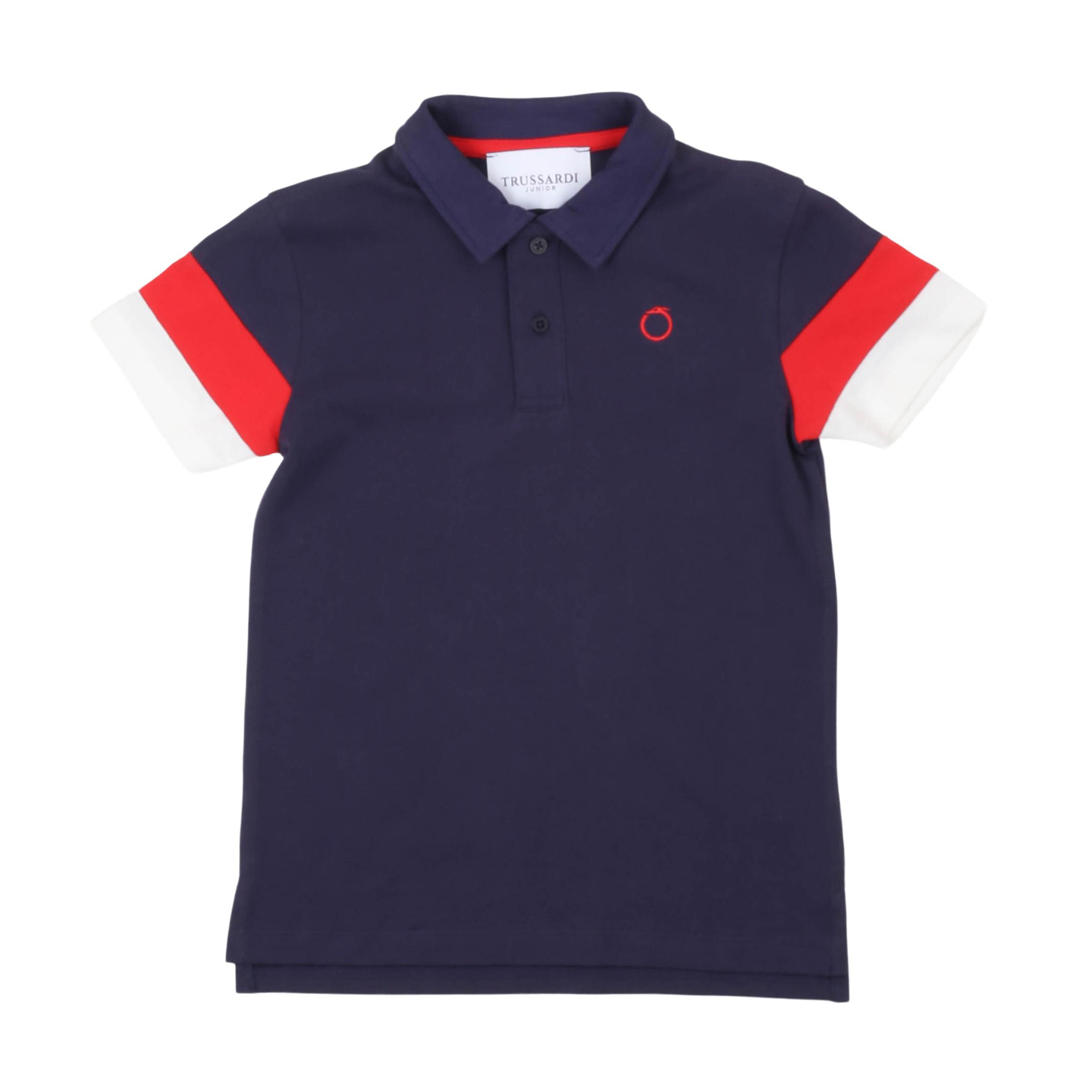 Снимка на Детска тениска с яка момче TRUSSARDI