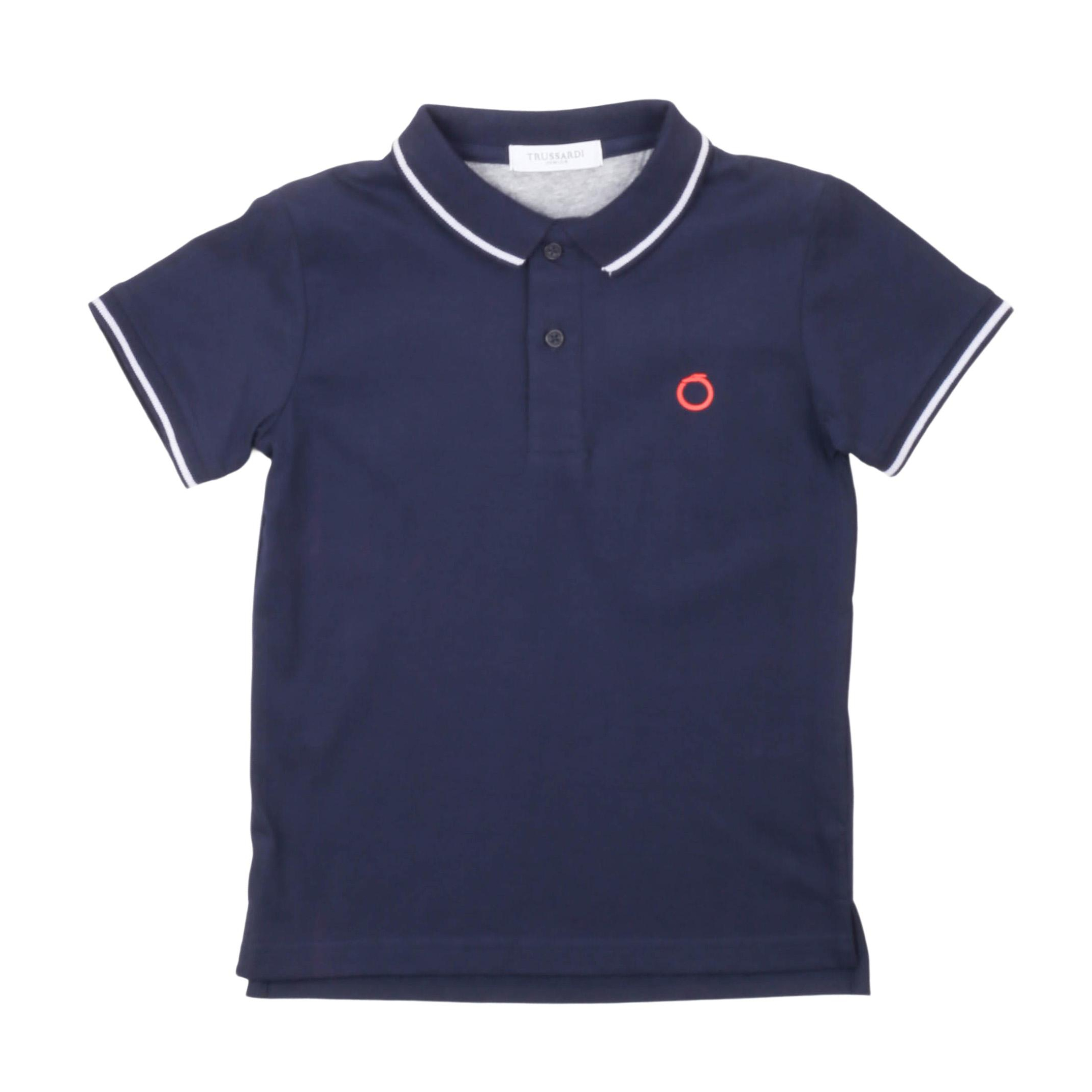 Снимка на Детска тениска с яка момче TRUSSARDI