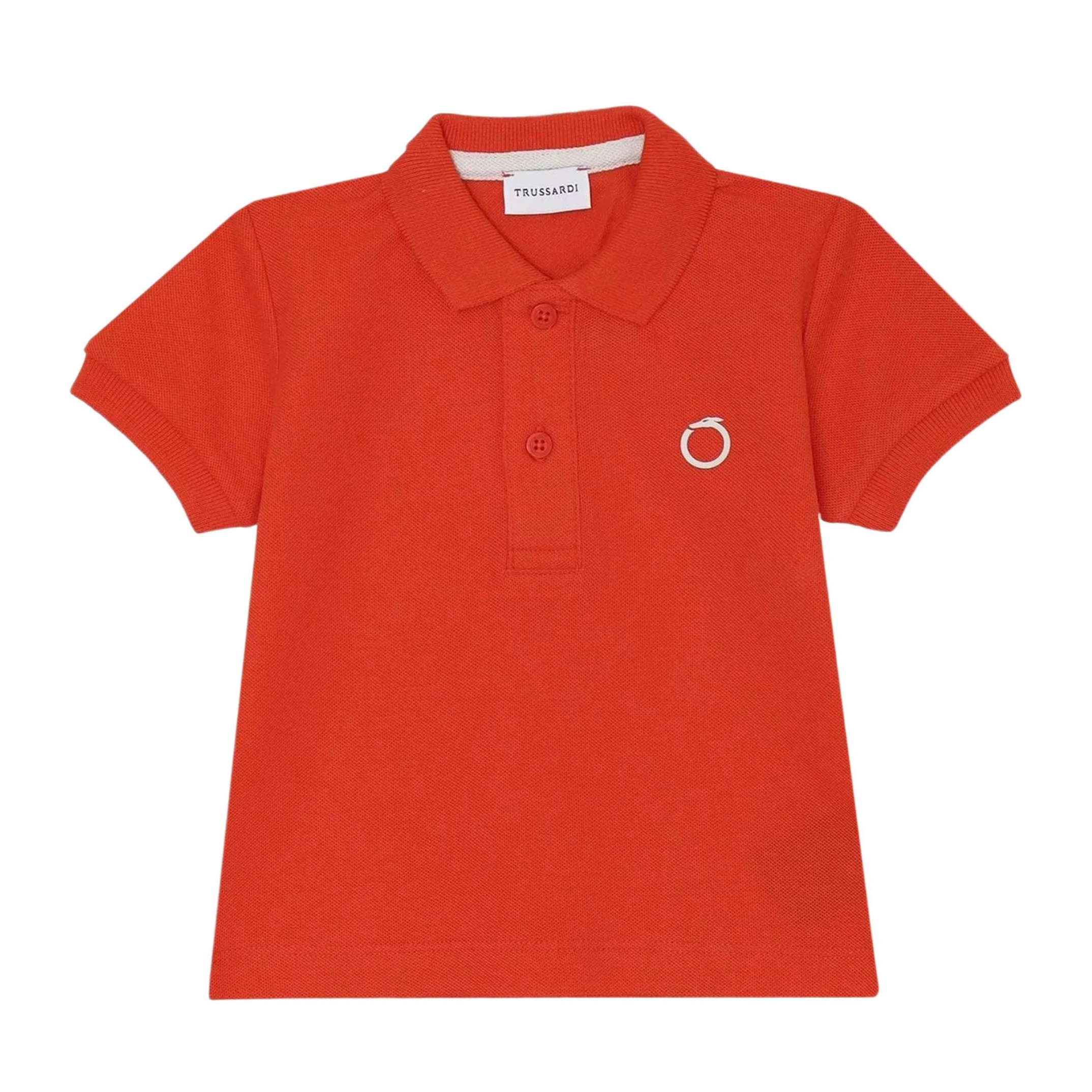 Снимка на Детска тениска с яка момче TRUSSARDI