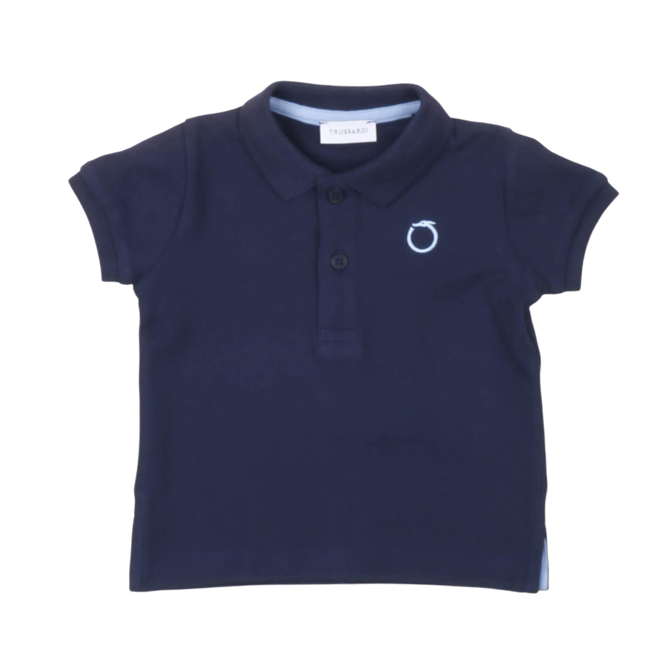 Снимка на Детска тениска с яка момче TRUSSARDI