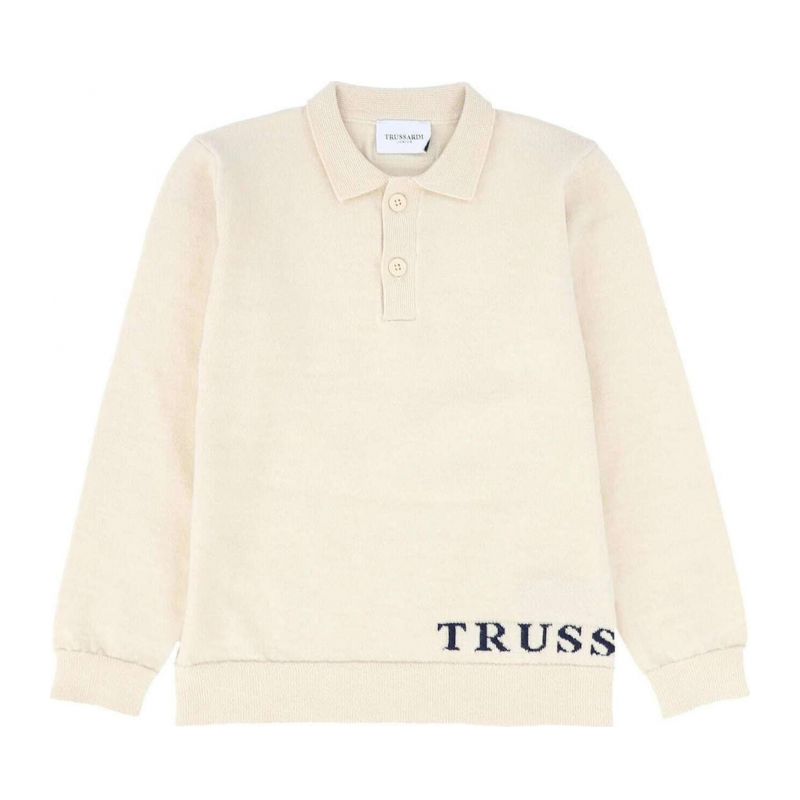 Снимка на Детска тениска с яка момче TRUSSARDI 