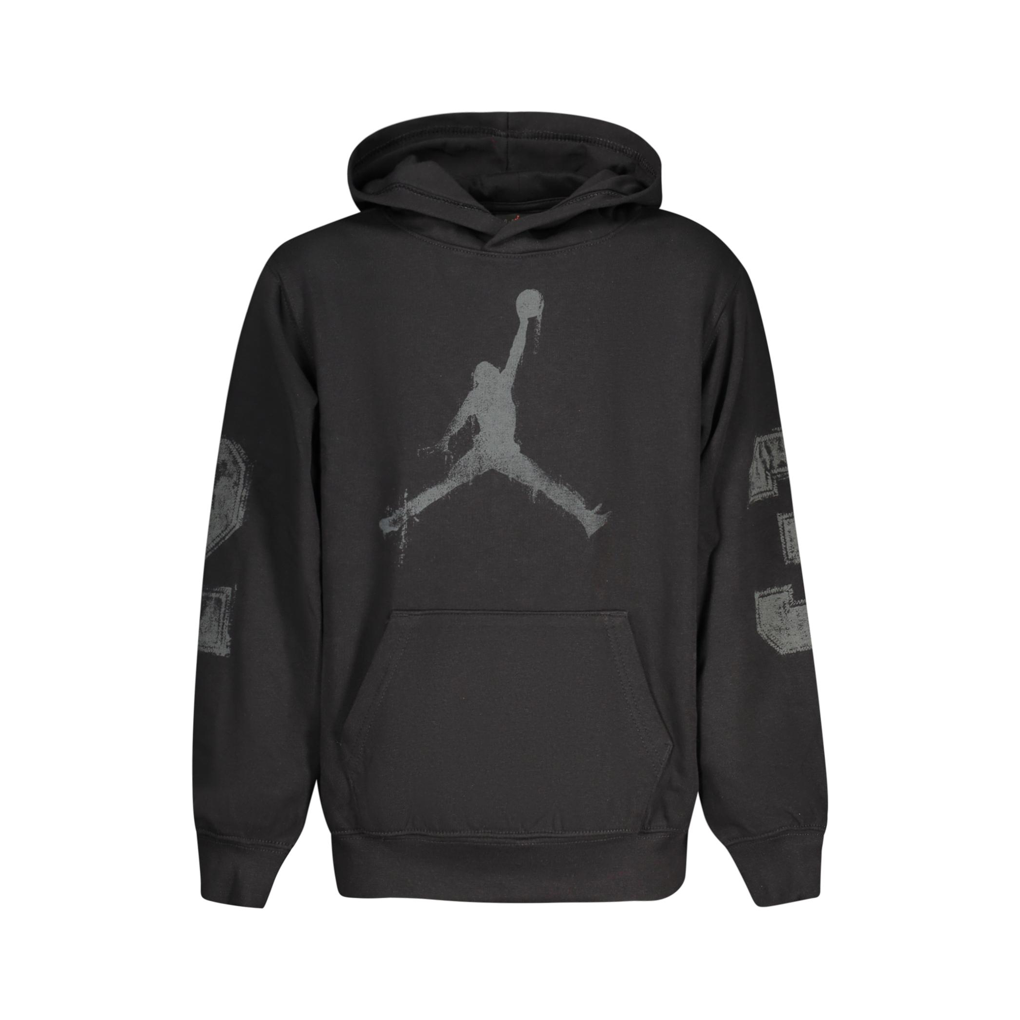 Снимка на Детски черен суитшърт с цип  JORDAN