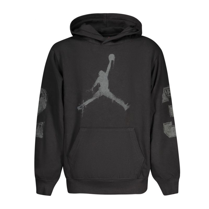 Детски черен суитшърт с цип