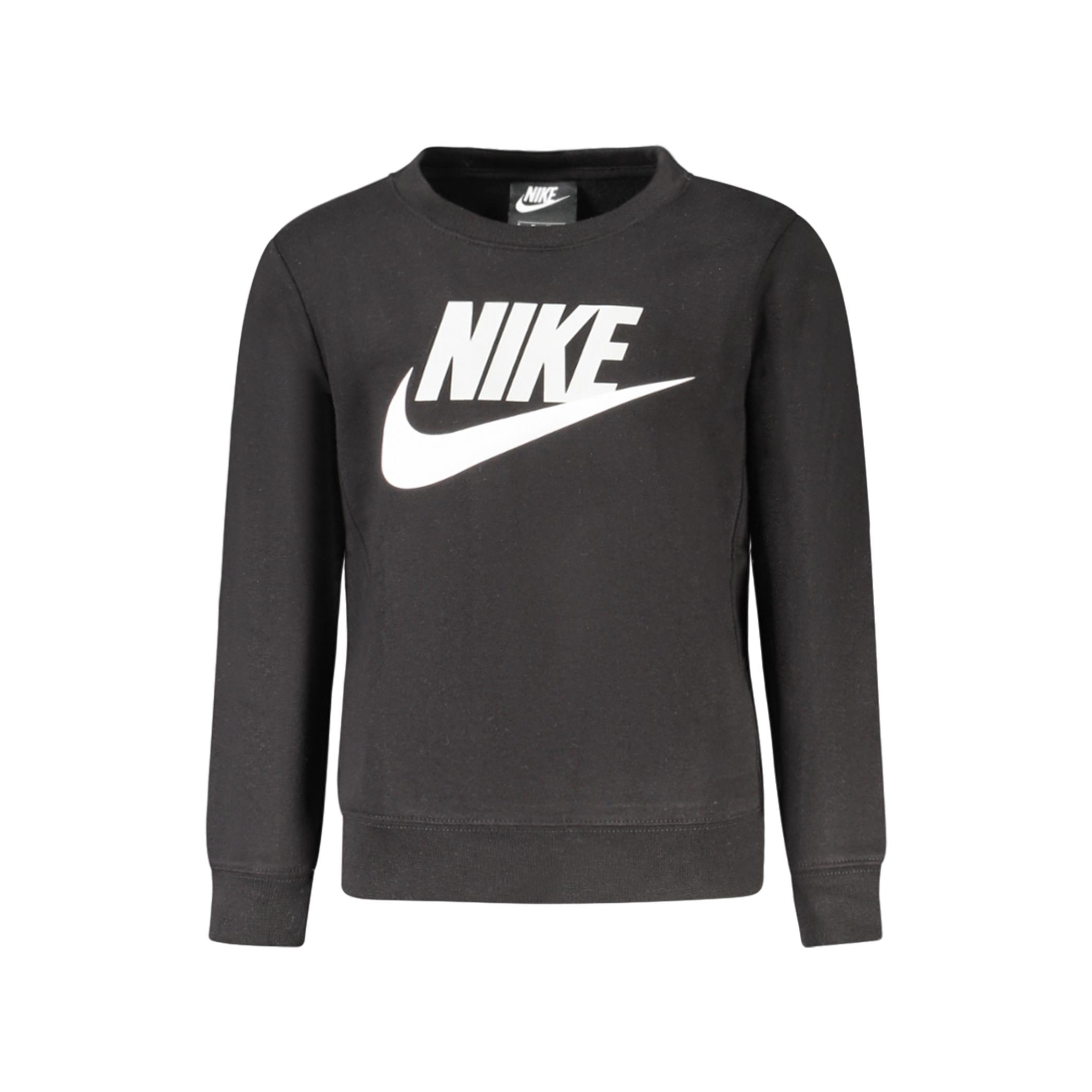 Снимка на Детски черен суитшърт с цип  NIKE